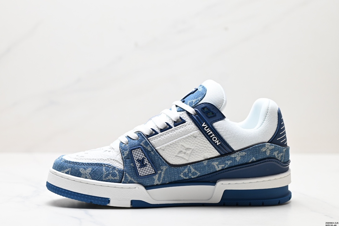 Louis Vuitton Trainer Maxi Low Sneaker 面包版低帮休闲运动文化百搭篮球板鞋