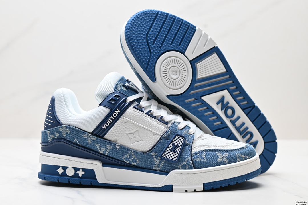 Louis Vuitton Trainer Maxi Low Sneaker 面包版低帮休闲运动文化百搭篮球板鞋