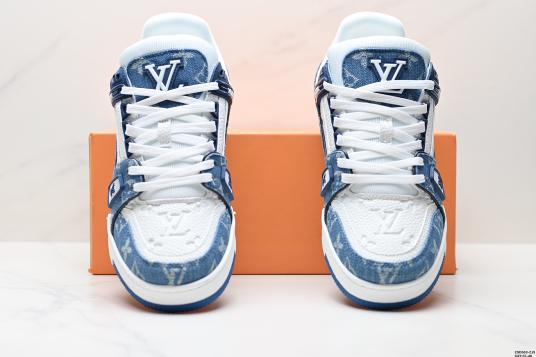 Louis Vuitton Trainer Maxi Low Sneaker 面包版低帮休闲运动文化百搭篮球板鞋
