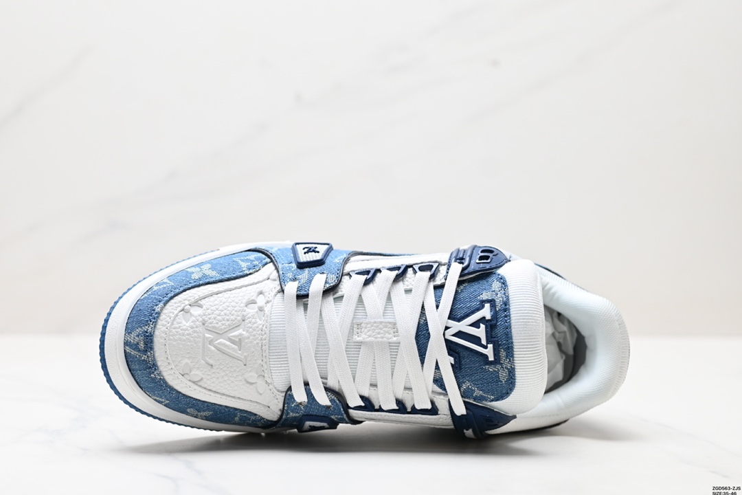 Louis Vuitton Trainer Maxi Low Sneaker 面包版低帮休闲运动文化百搭篮球板鞋