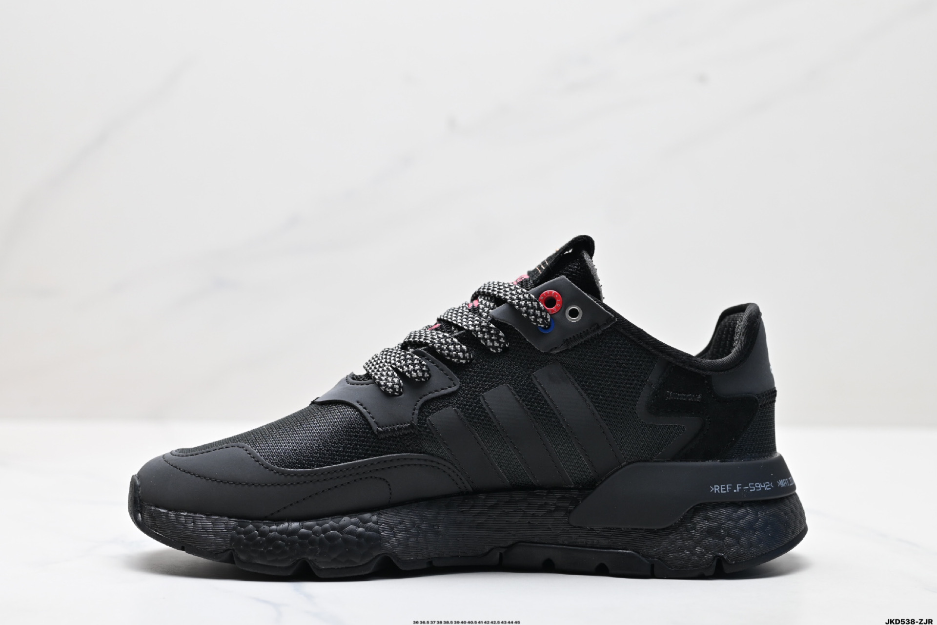 阿迪达斯三叶草 NITE JOGGER 经典运动跑鞋 夜行者 复古跑鞋 FV3788