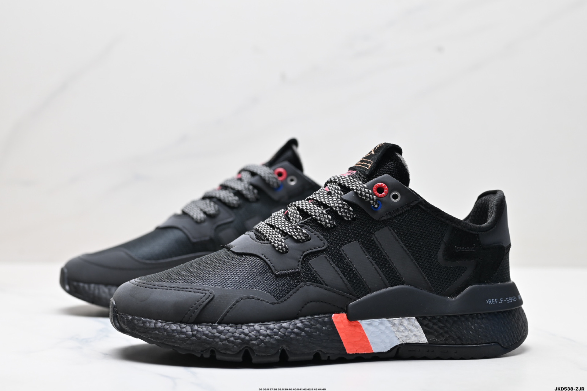 阿迪达斯三叶草 NITE JOGGER 经典运动跑鞋 夜行者 复古跑鞋 FV3788