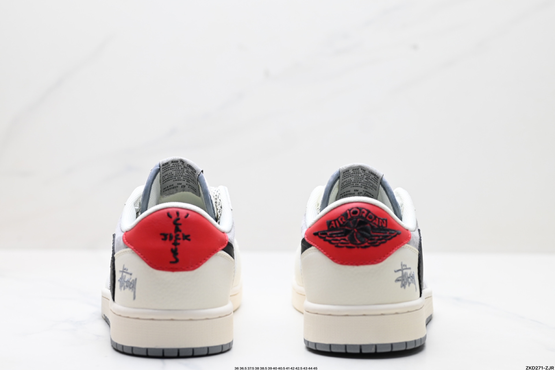 AJ1倒勾Travis Scott x Air Jordan 1 ” Reverse Mocha “ AJ1乔1 TS 闪电 联名倒钩 低帮文化篮球鞋  SJ2068-142