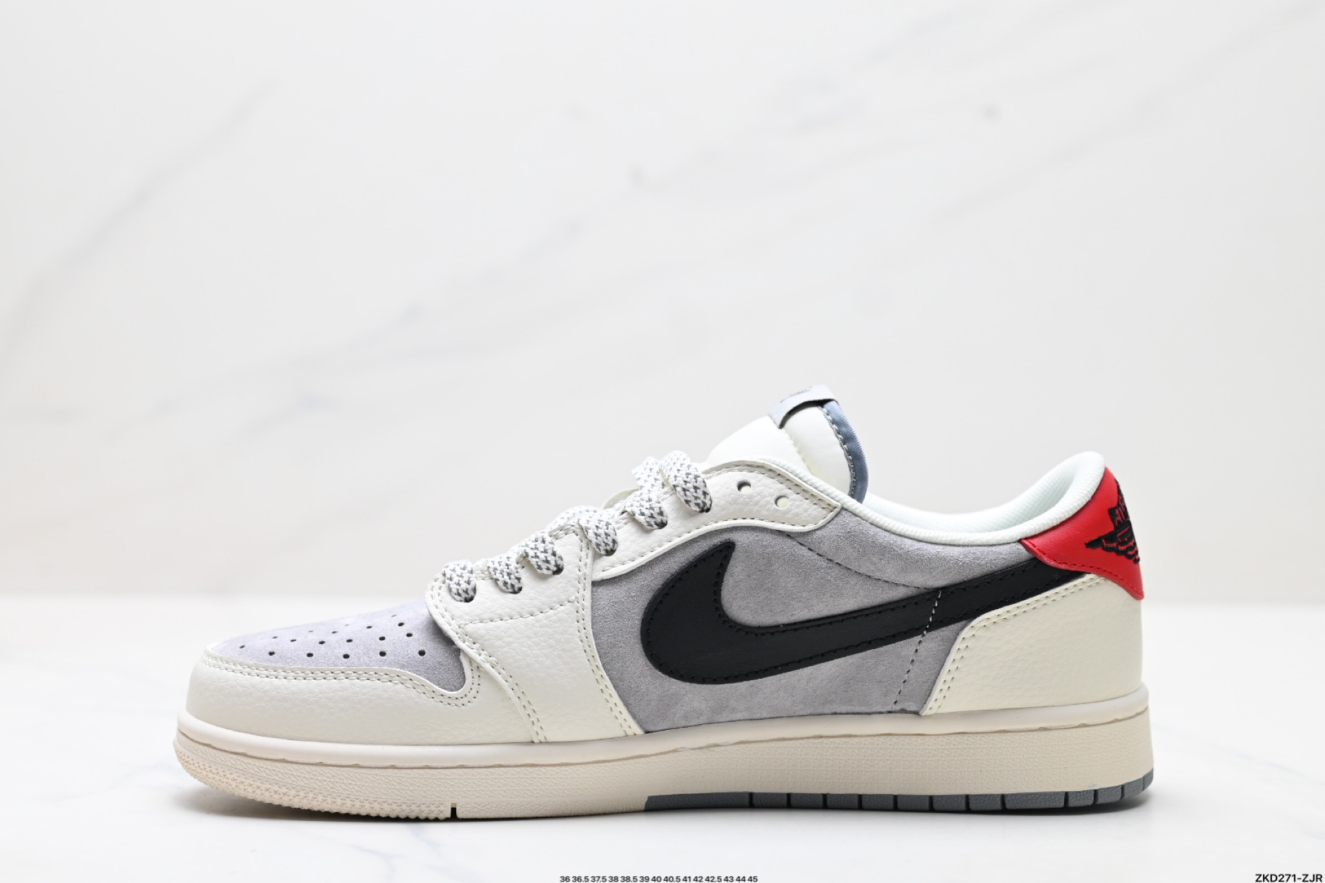 AJ1倒勾Travis Scott x Air Jordan 1 ” Reverse Mocha “ AJ1乔1 TS 闪电 联名倒钩 低帮文化篮球鞋  SJ2068-142