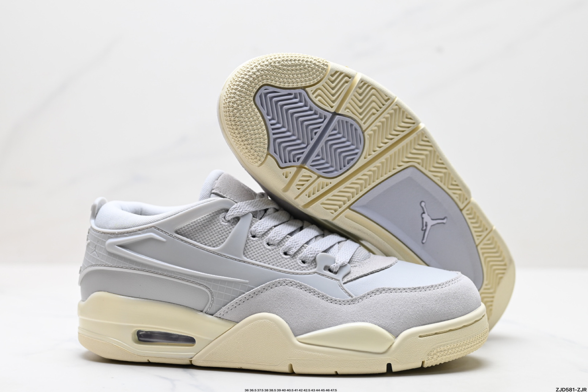Nike Air Jordan 4 RM 防滑 低帮 复古篮球鞋 橡胶耐磨防滑大底  FQ7940-001