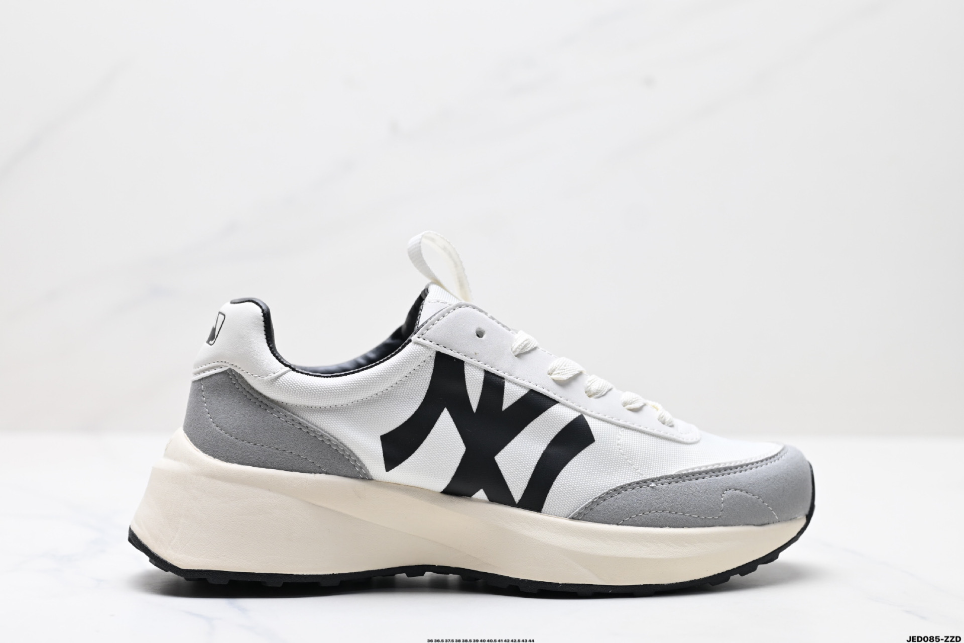 MLB Chunky Jogger 织物皮革 舒适百搭 减震防滑耐磨低帮 老爹鞋 3ASXX112N