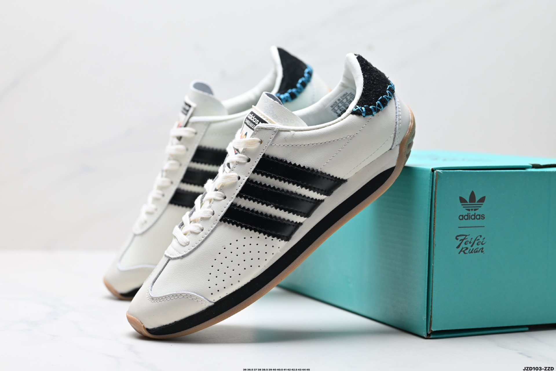 Adidas WB Country 生胶底 秀气大方的鞋型  GW1388