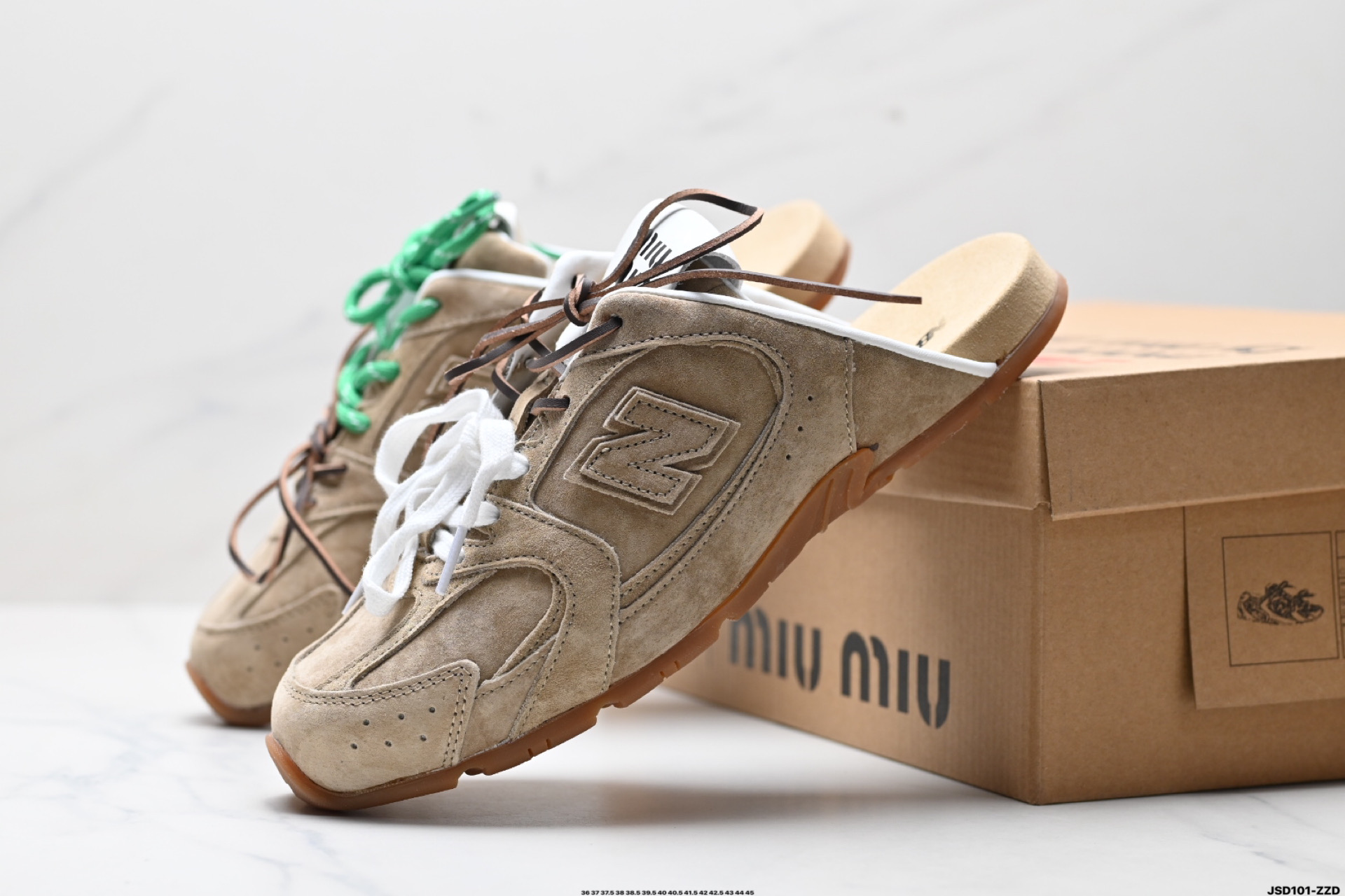 MiuMiu x 新百伦New Balance 530 SL系列低帮经典复古休闲半拖款