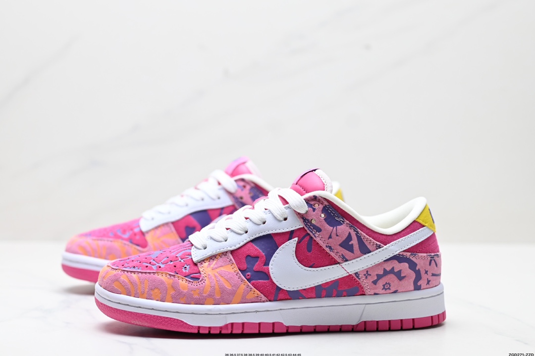 NK Dunk Low Retro “DIY高端定制” 低帮休闲运动板鞋  XD6188-047