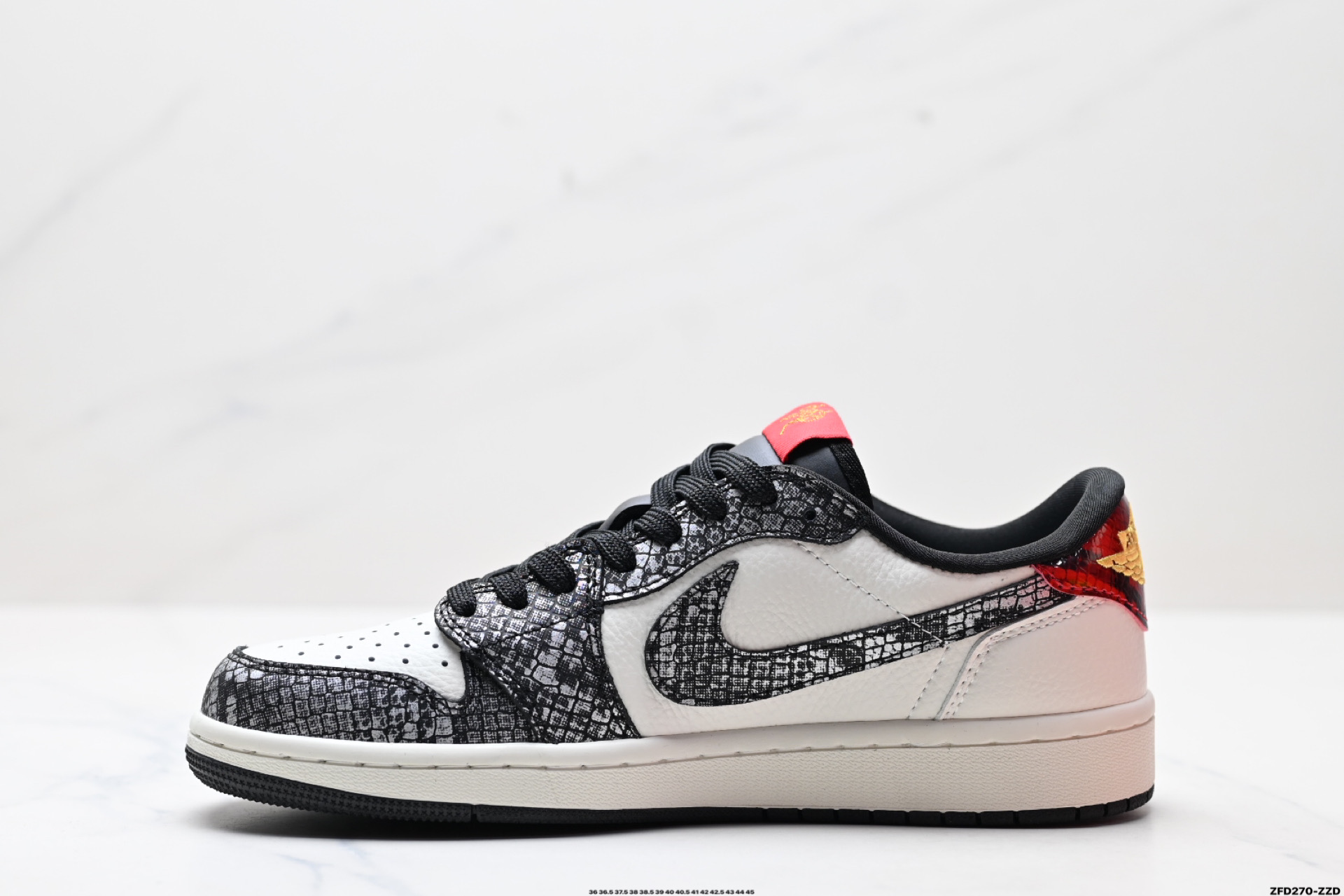 AJ1倒勾Travis Scott x Air Jordan 1 ” Reverse Mocha “ AJ1乔1 TS 闪电 联名倒钩 低帮文化篮球鞋  CH6336-023