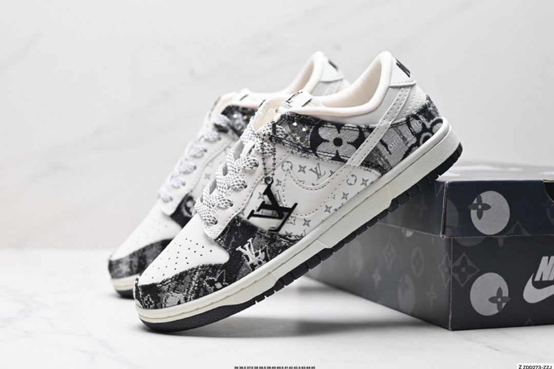 NK Dunk Low Retro “DIY高端定制” 低帮休闲运动板鞋  AG3702-855