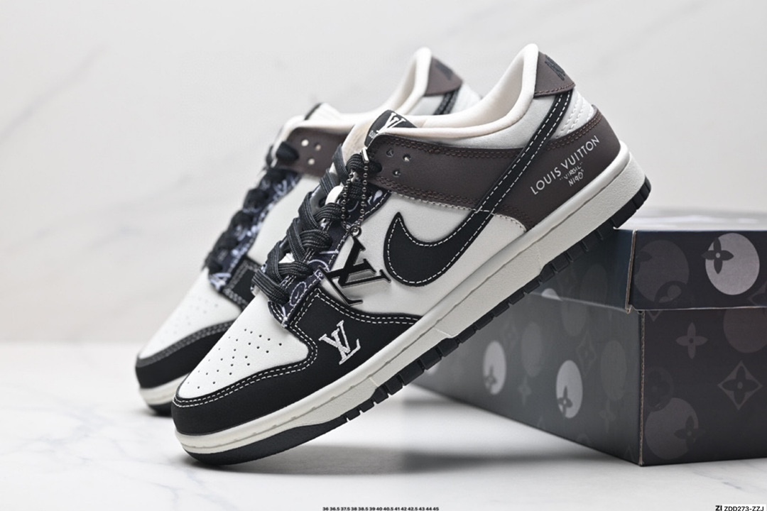 NK Dunk Low Retro “DIY高端定制” 低帮休闲运动板鞋  AG3702-855