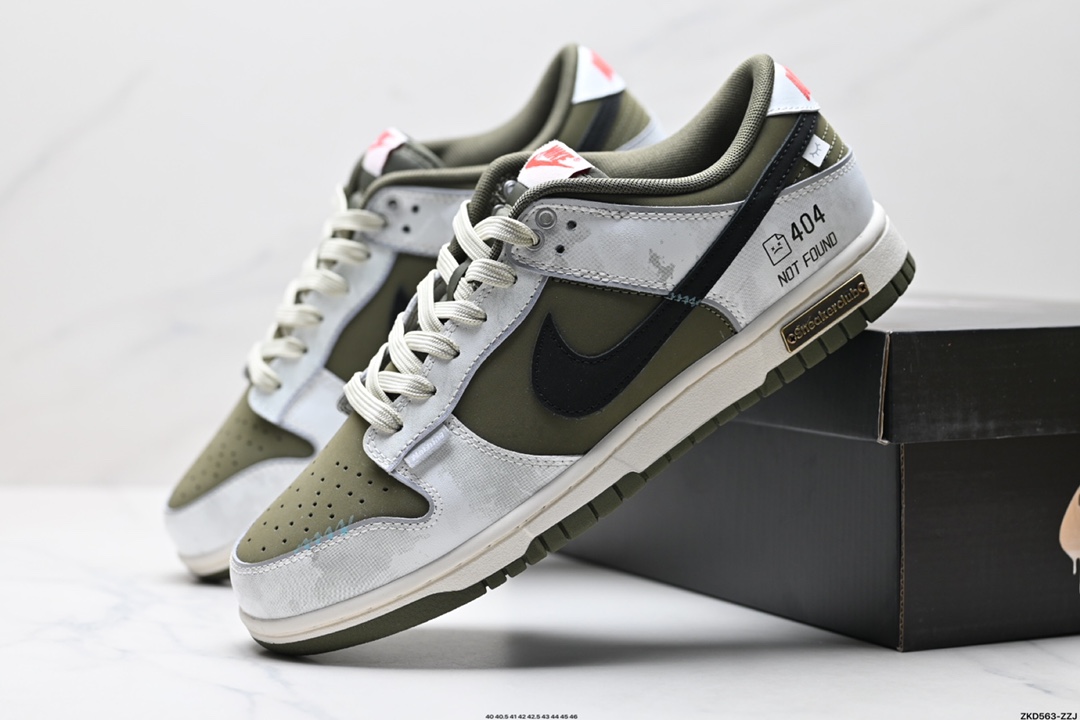 NK Dunk Low Retro “DIY高端定制” 低帮休闲运动板鞋 GW1220-010