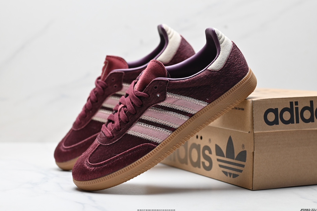 Adidas Originals Wales Bonner Samba OG桑巴舞系列绅士德训足球风百搭低帮休闲运动板鞋 JP5360