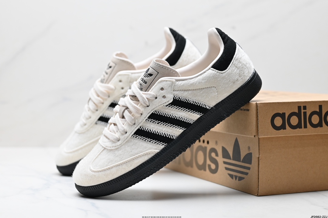Adidas Originals Wales Bonner Samba OG桑巴舞系列绅士德训足球风百搭低帮休闲运动板鞋 JP5360