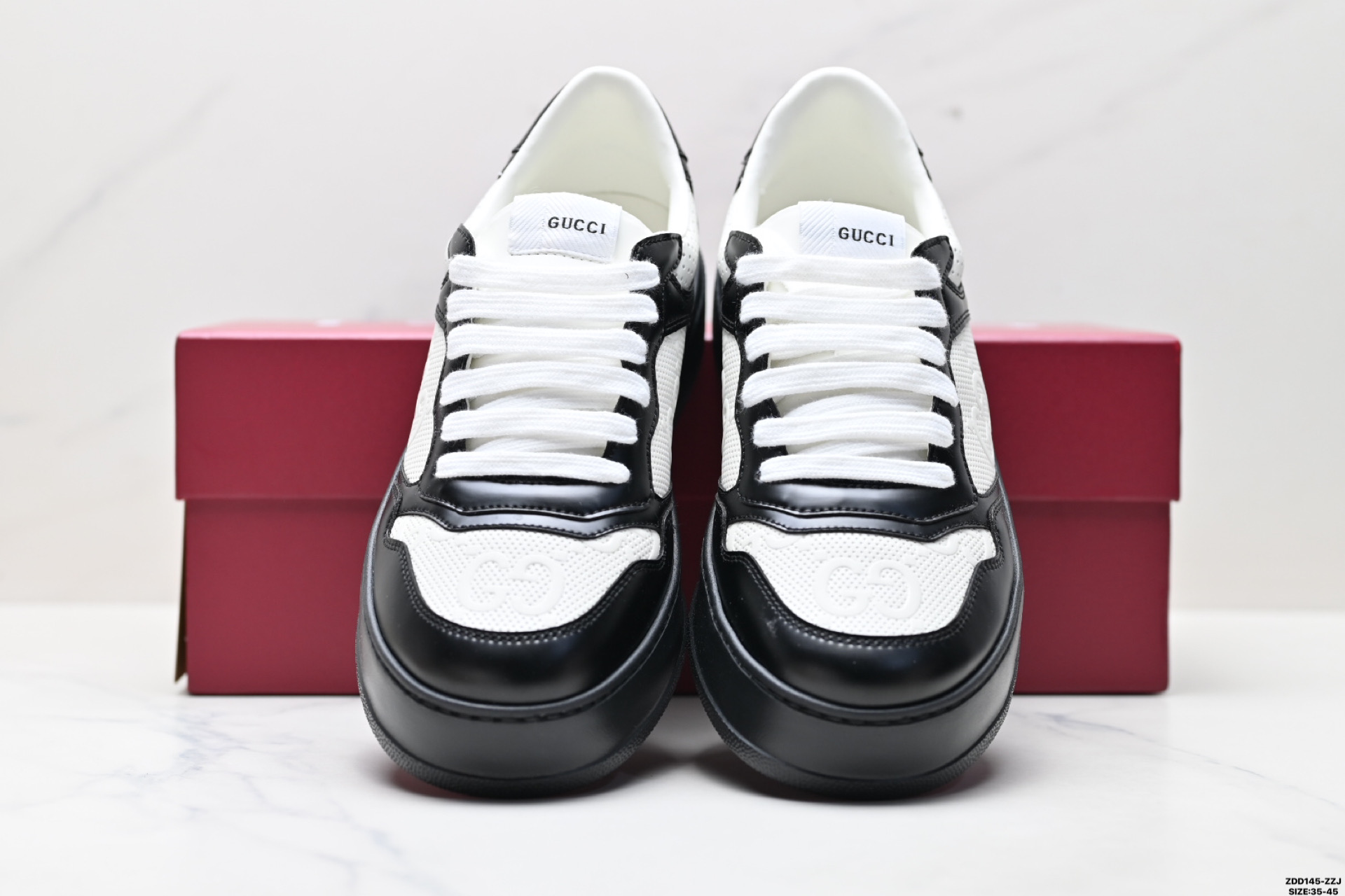 GUCCI古驰 Chunky B 饼干鞋低帮 时尚板鞋  675619 5ZXCO 9580