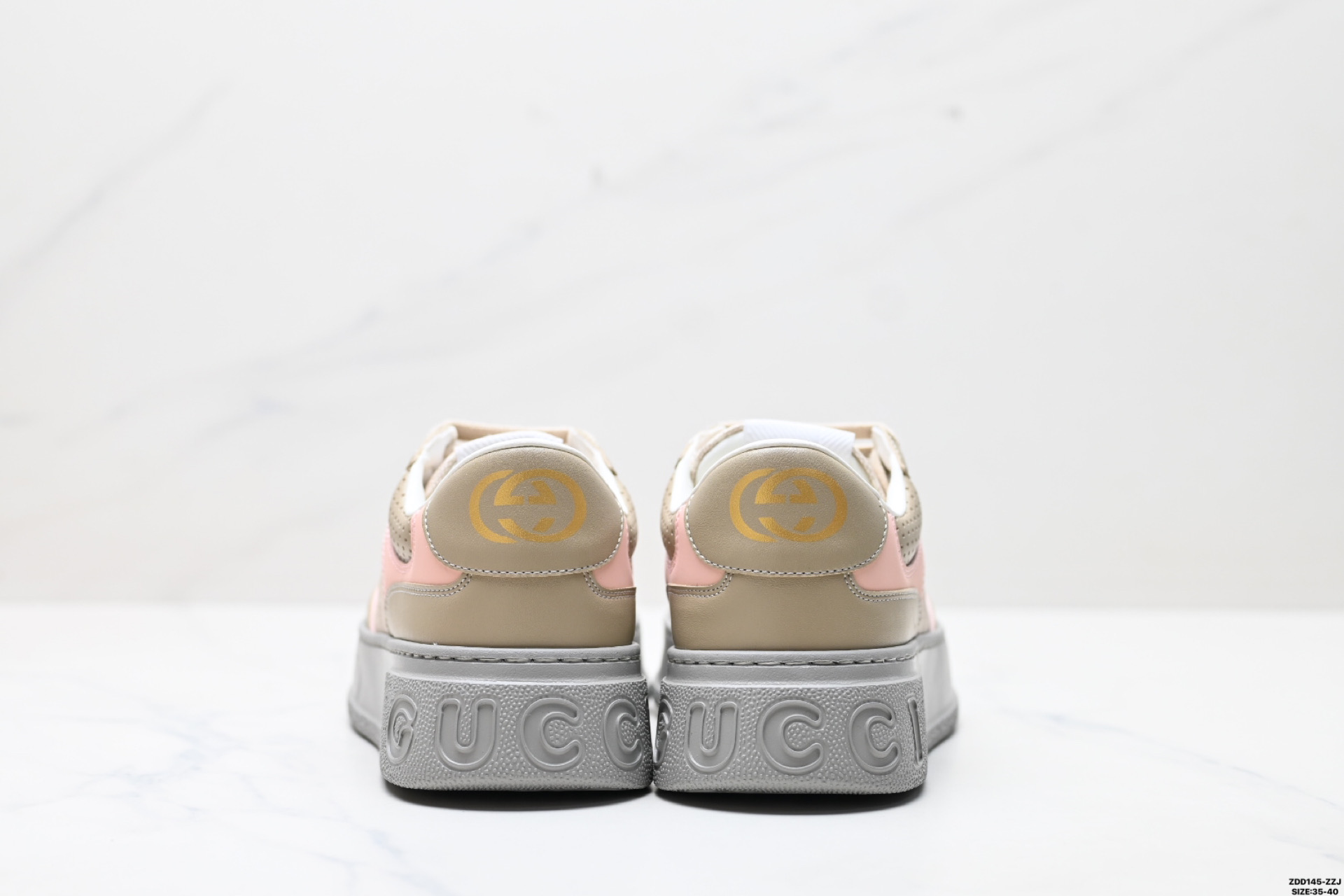 GUCCI古驰 Chunky B 饼干鞋低帮 时尚板鞋  675619 5ZXCO 9580