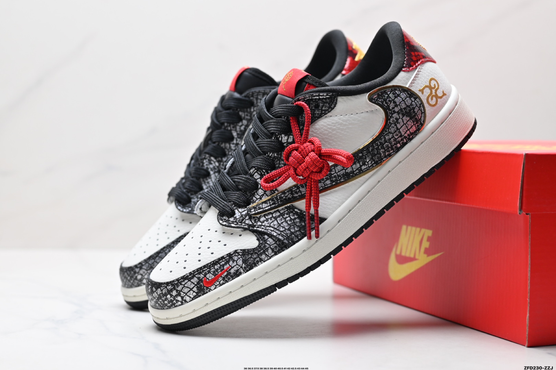 AJ1倒勾Travis Scott x Air Jordan 1 ” Reverse Mocha “ AJ1乔1 TS 闪电 联名倒钩 低帮文化篮球鞋  CH6336-023