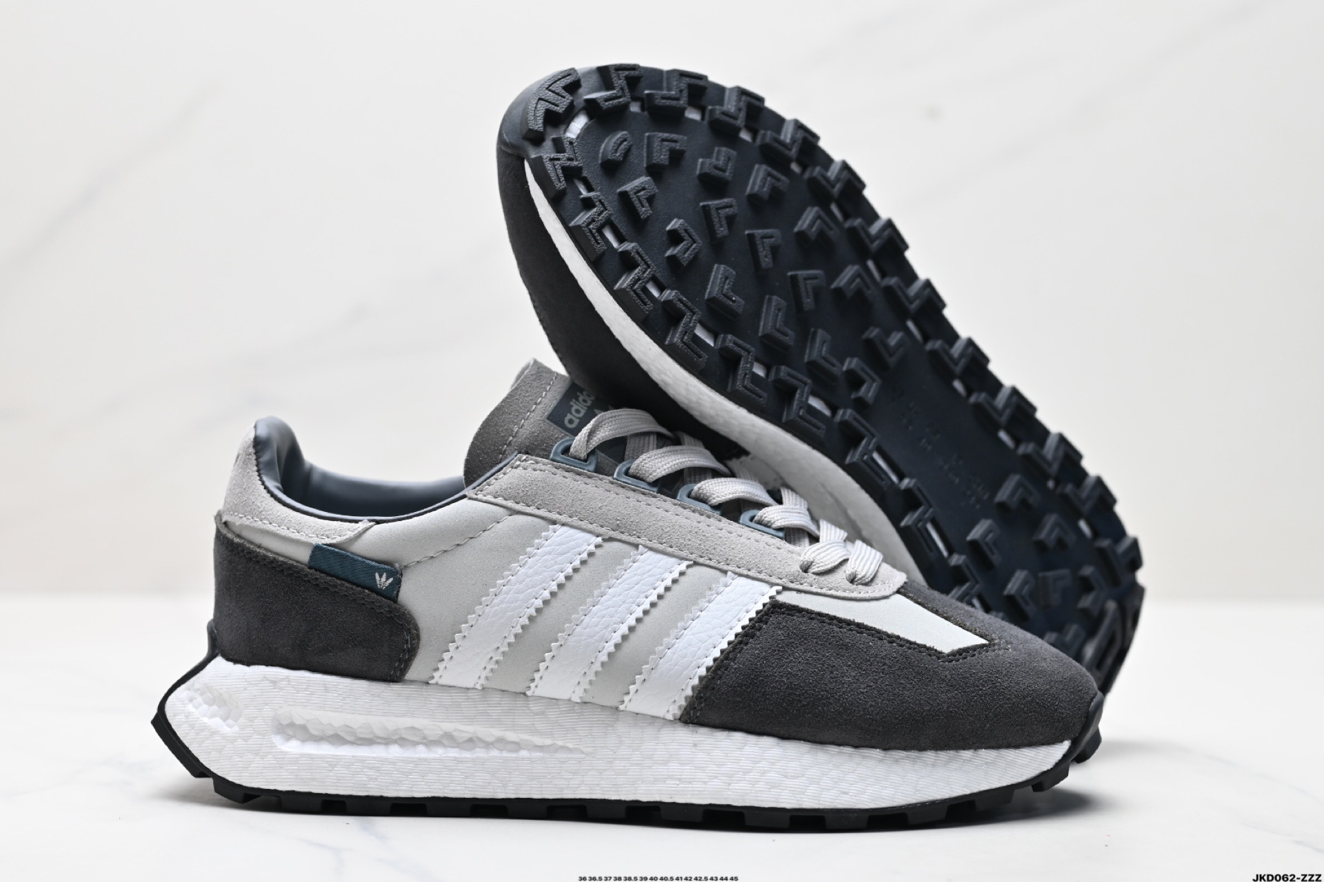 阿迪达斯Adidas Retropy E5 W.R.P 三叶草新款运动休闲爆米花跑鞋  JQ0007