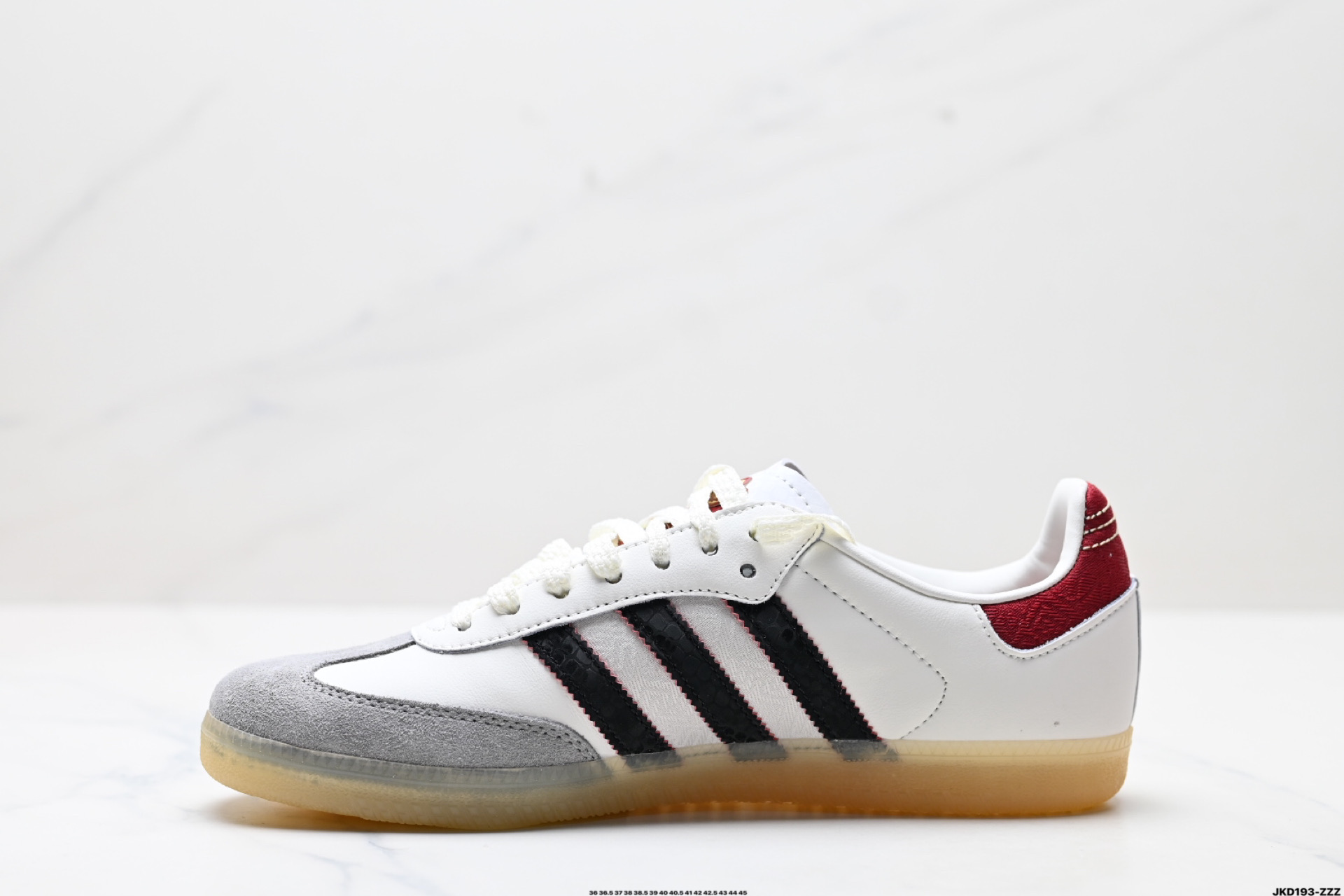 Adidas Originals Samba OG阿迪达斯三叶草休闲鞋男鞋女鞋蛇年限定款新年款经典运动鞋德训鞋  JQ5976