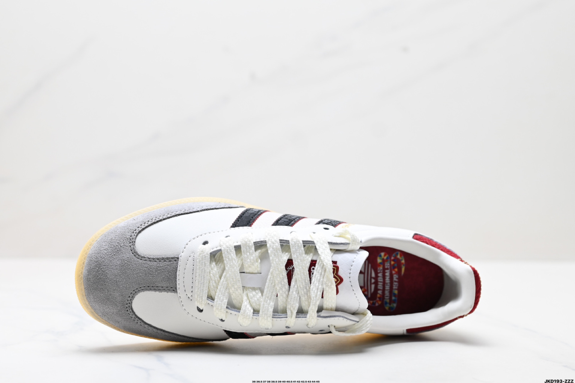 Adidas Originals Samba OG阿迪达斯三叶草休闲鞋男鞋女鞋蛇年限定款新年款经典运动鞋德训鞋  JQ5976