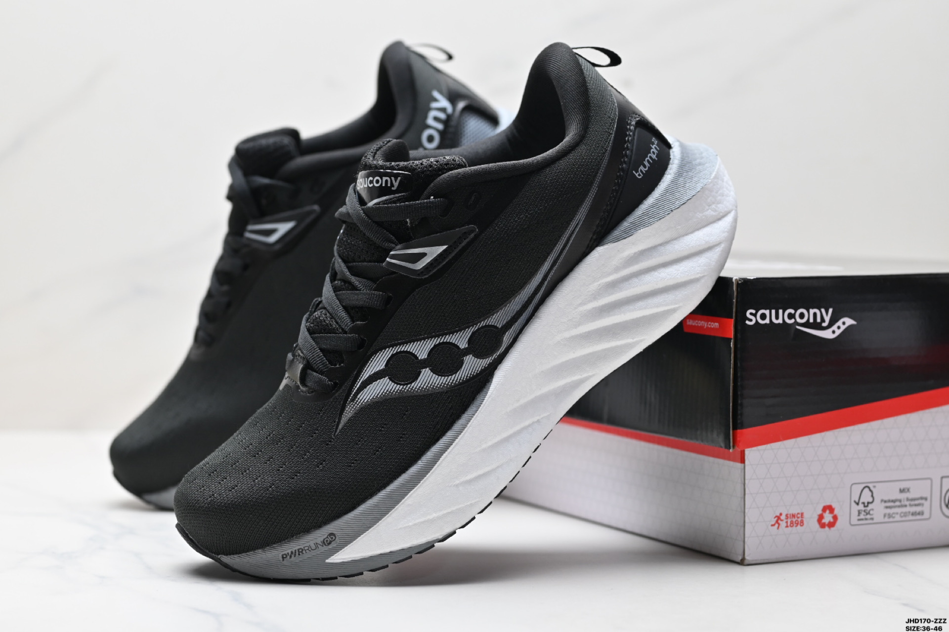 Saucony TRIUMPH 22 索康尼胜利 旗舰级缓震 慢跑减震透气 低帮训练跑步鞋 S20964-250