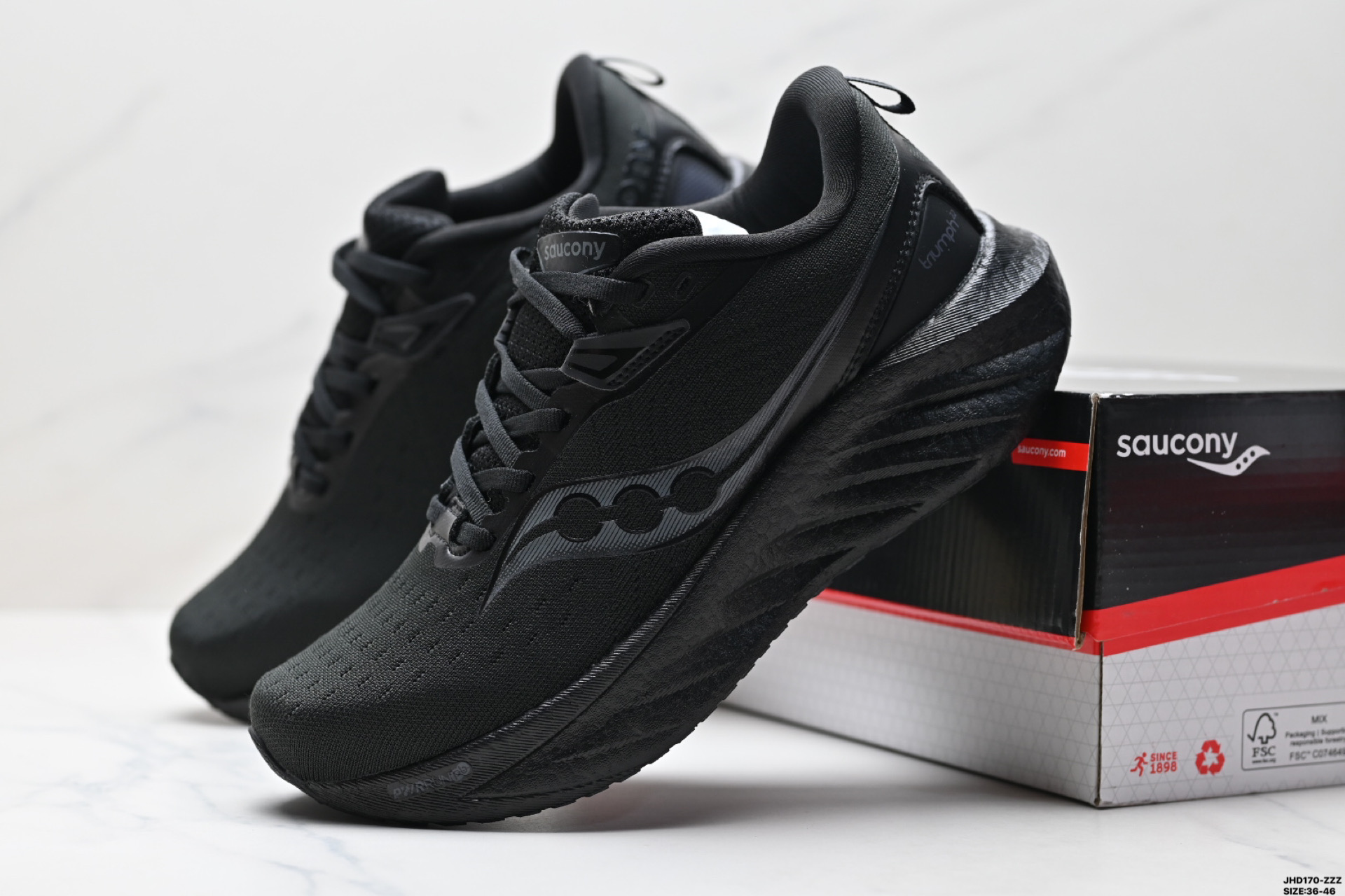 Saucony TRIUMPH 22 索康尼胜利 旗舰级缓震 慢跑减震透气 低帮训练跑步鞋 S20964-250