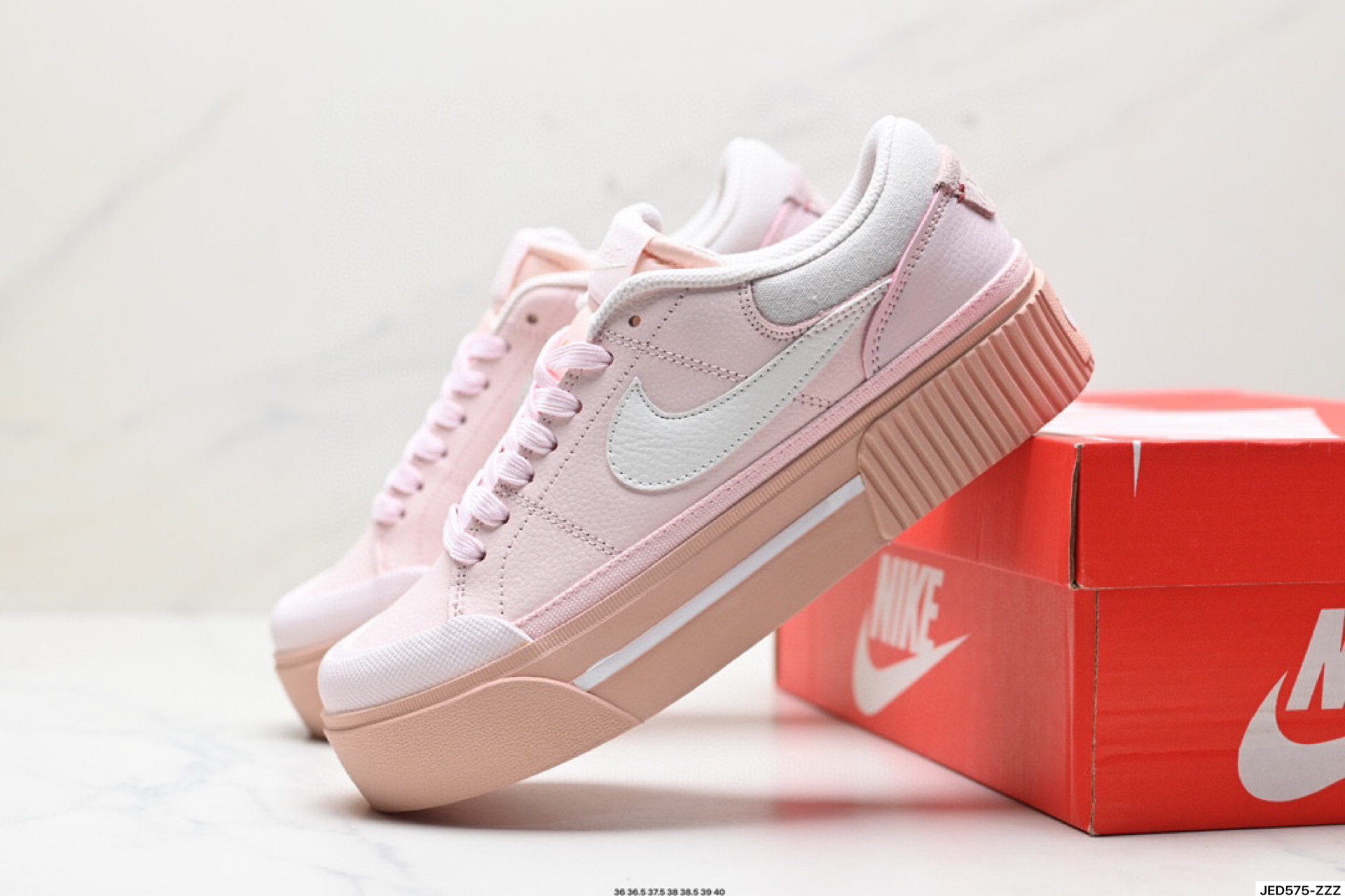 Nike Court Legacy 百搭单品 耐克Nike Court Legacy学院产物系列系列低帮经典百搭休闲运动小白板鞋 DM7590-102