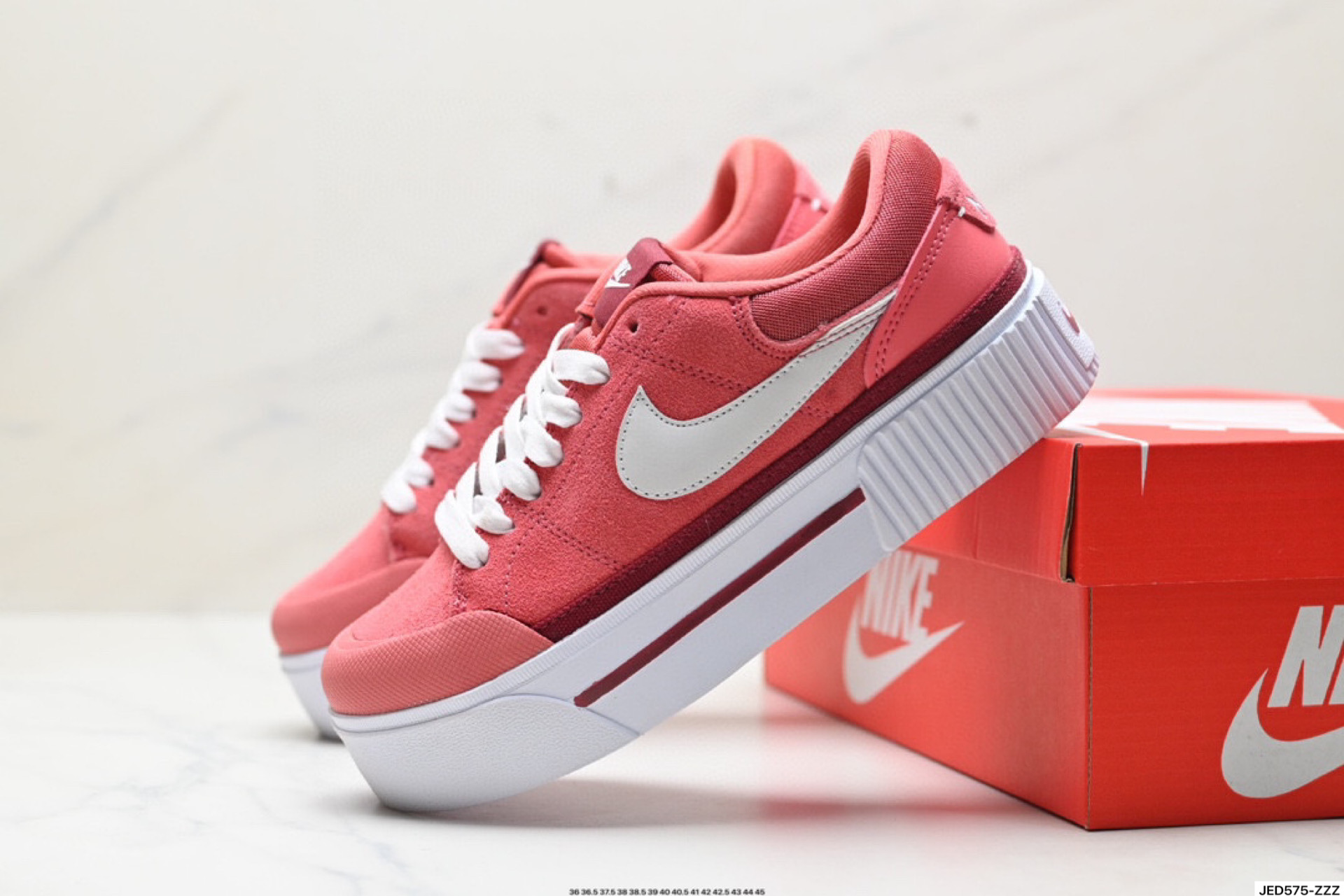 Nike Court Legacy 百搭单品 耐克Nike Court Legacy学院产物系列系列低帮经典百搭休闲运动小白板鞋 DM7590-102