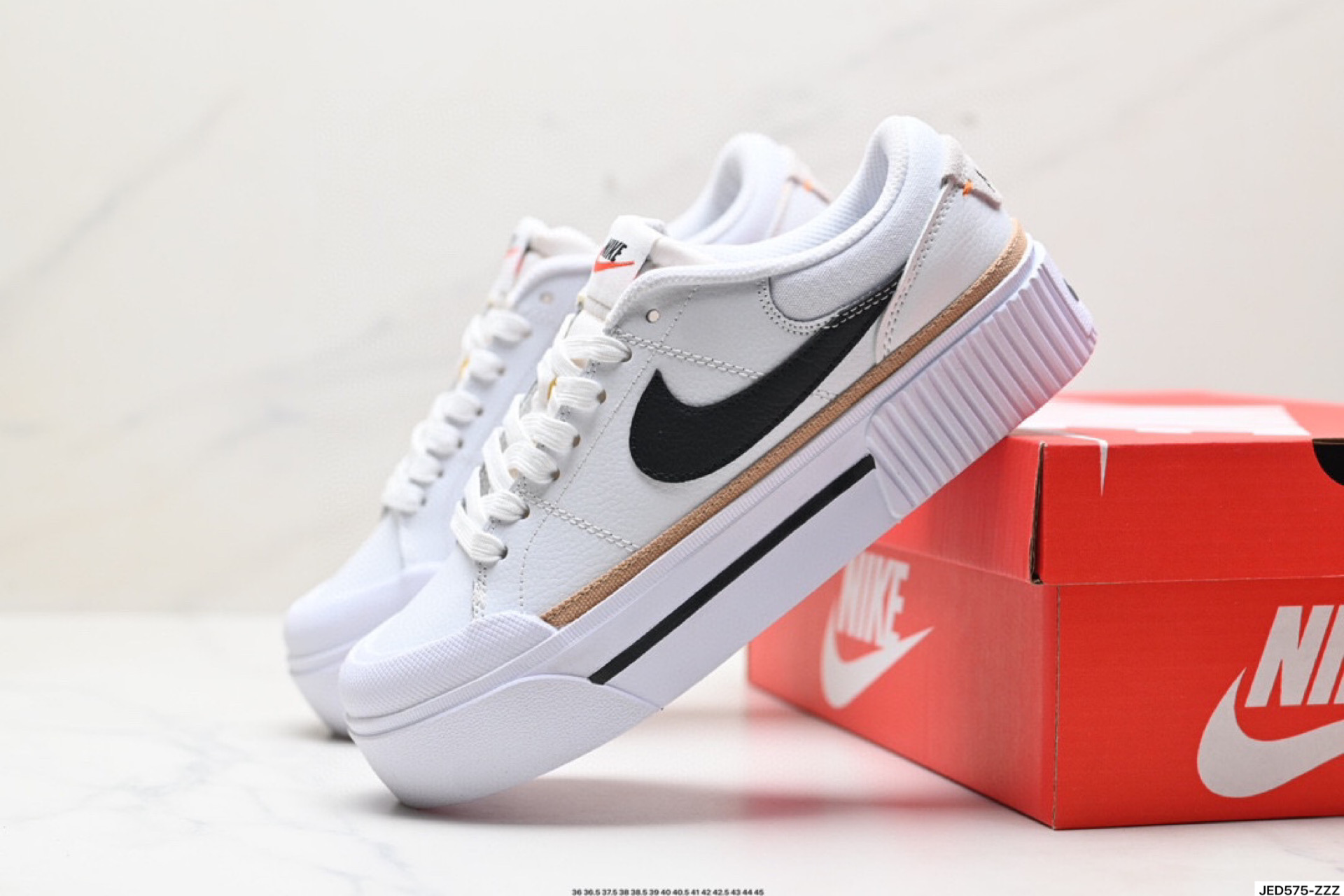 Nike Court Legacy 百搭单品 耐克Nike Court Legacy学院产物系列系列低帮经典百搭休闲运动小白板鞋 DM7590-102