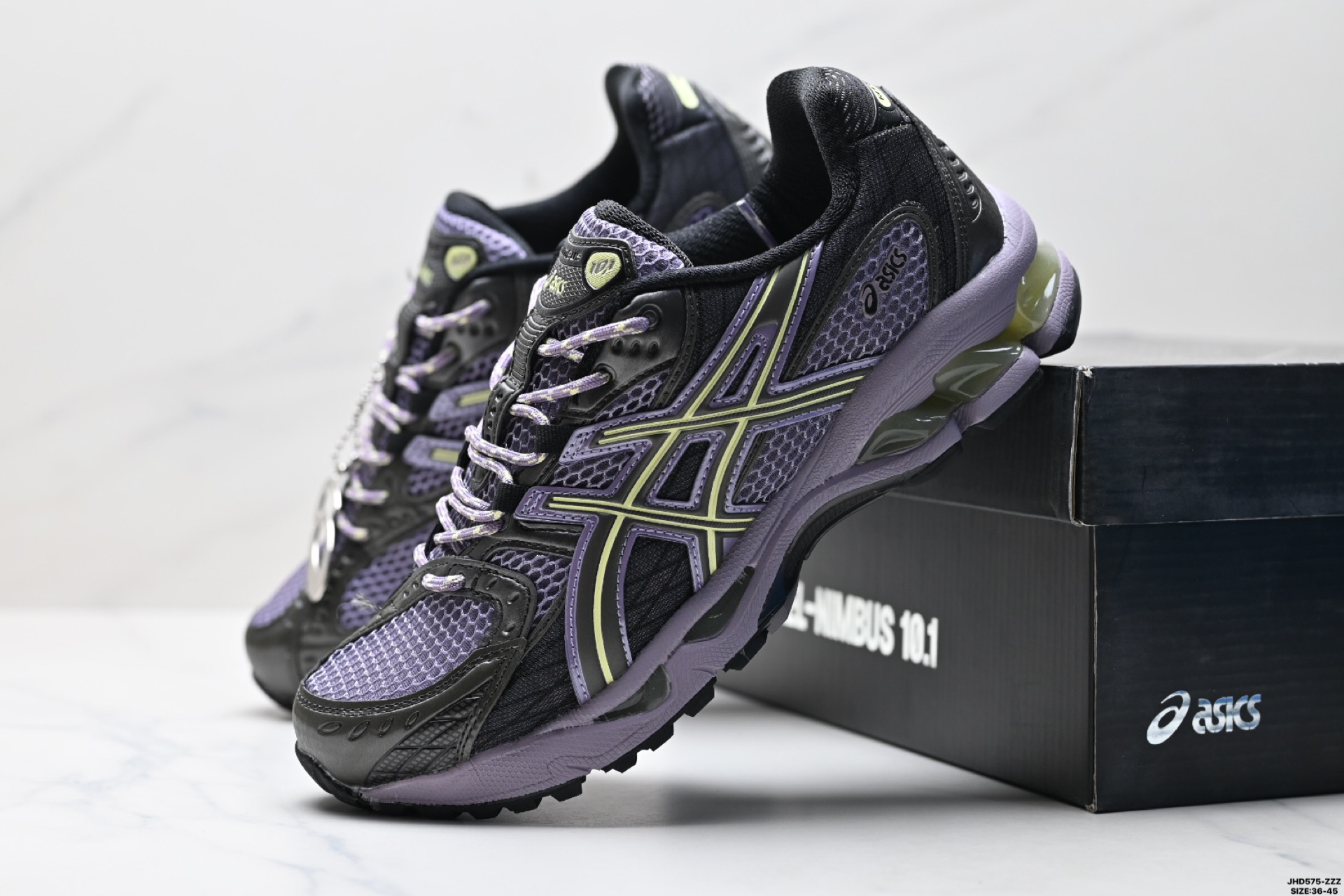 Asics GEL-Nimbus 10.1 亚瑟士 复古先锋 潮流 拼接耐磨 低帮休闲跑步鞋 1203A543-500