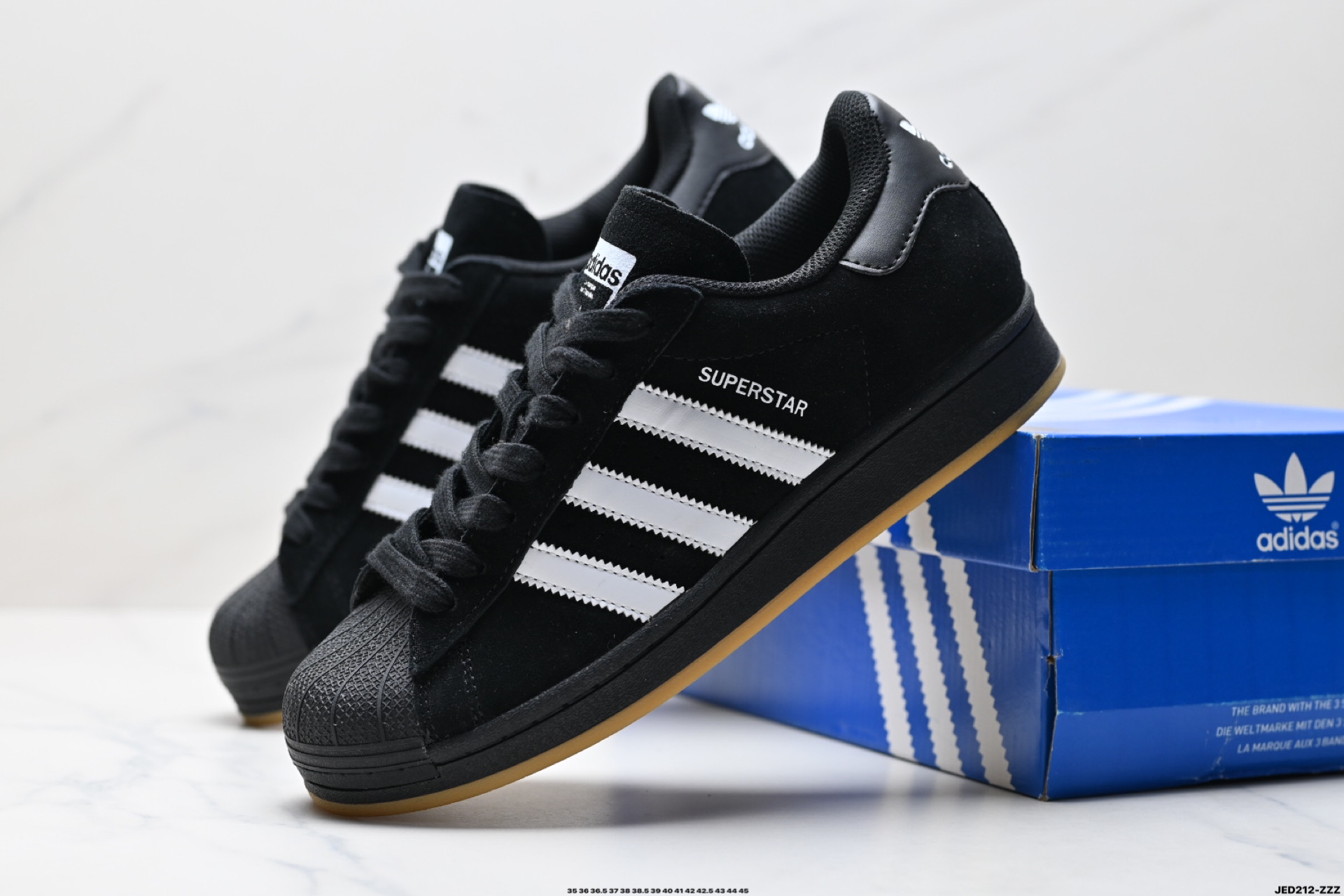 阿迪达斯Adidas三叶草 Originals Superstar 贝壳头系列低帮经典百搭休闲运动板鞋 IG1705
