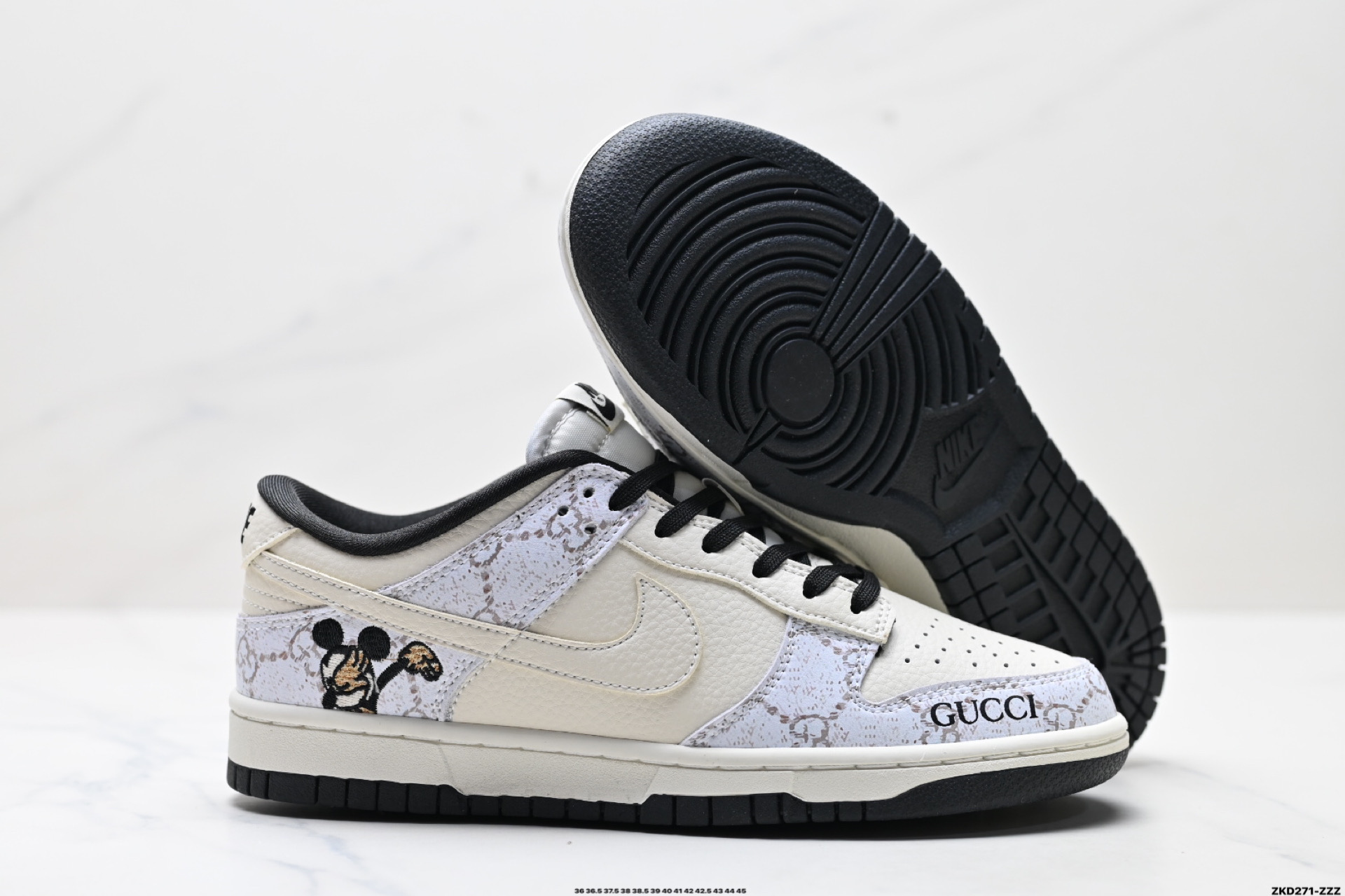 NK Dunk Low Retro “DIY高端定制” 低帮休闲运动板鞋  LW1818-112