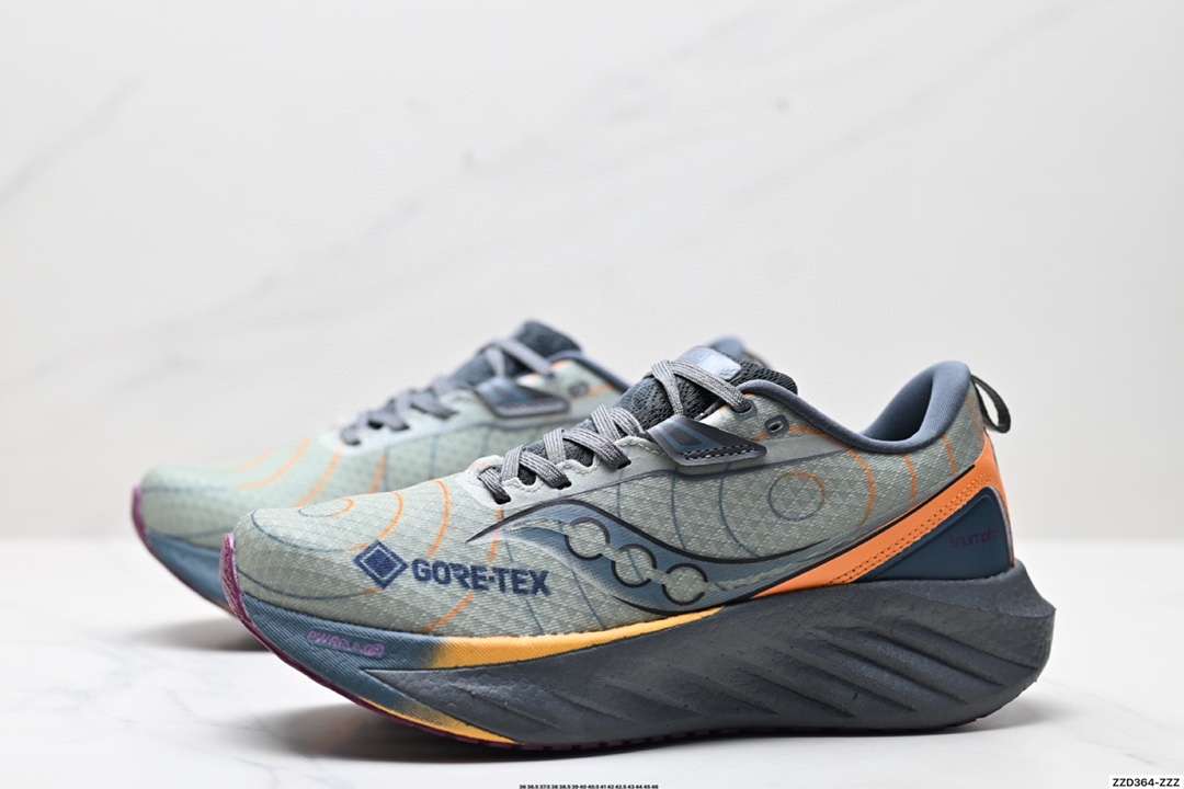 Saucony TRIUMPH 22 索康尼胜利 旗舰级缓震 慢跑减震透气 低帮训练跑步鞋 S20966-254