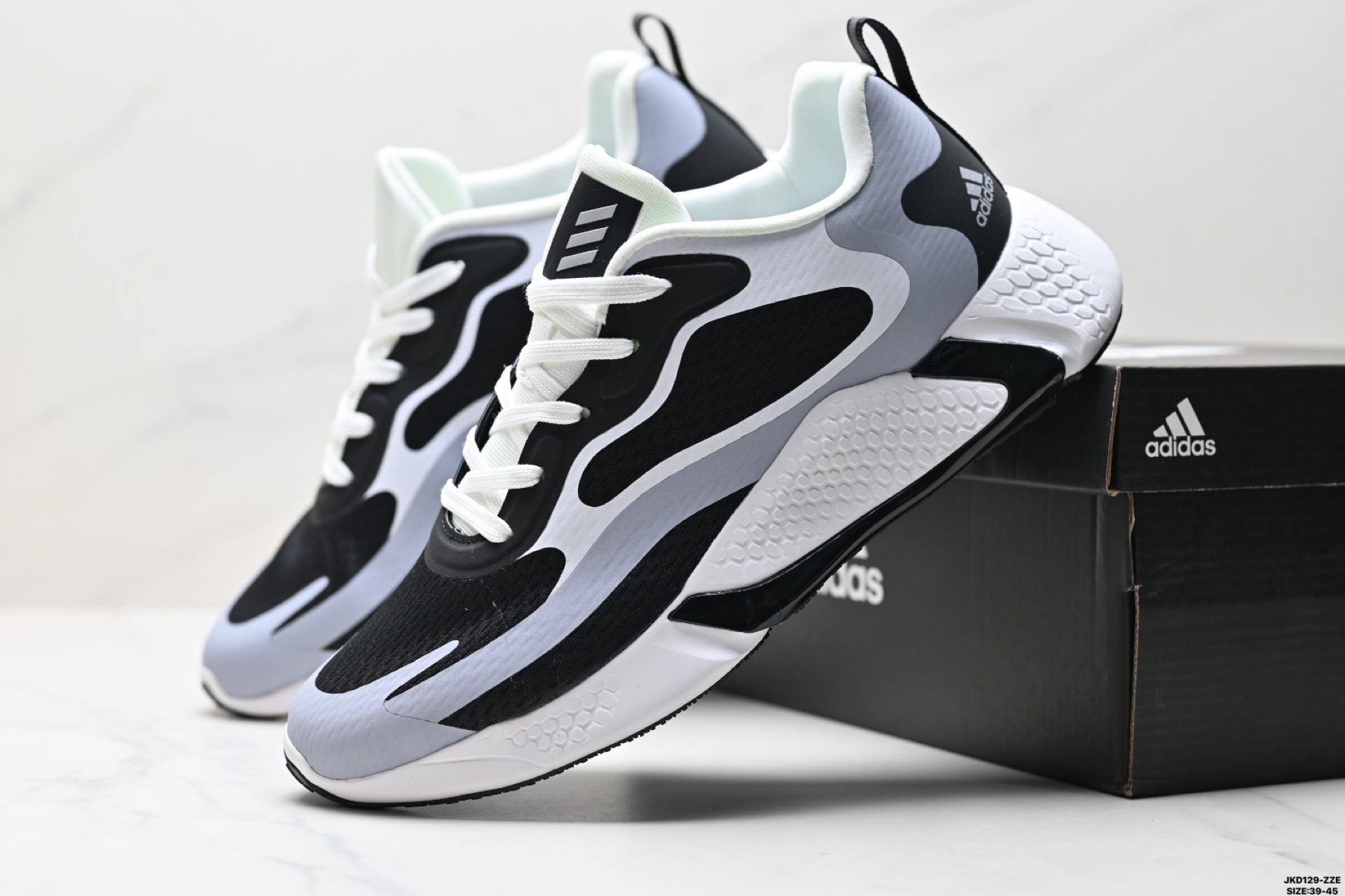 阿迪达斯Adidas AlphaBounce Instinct CC M阿尔法本能轻量缓震系列休闲慢跑鞋  CG5574