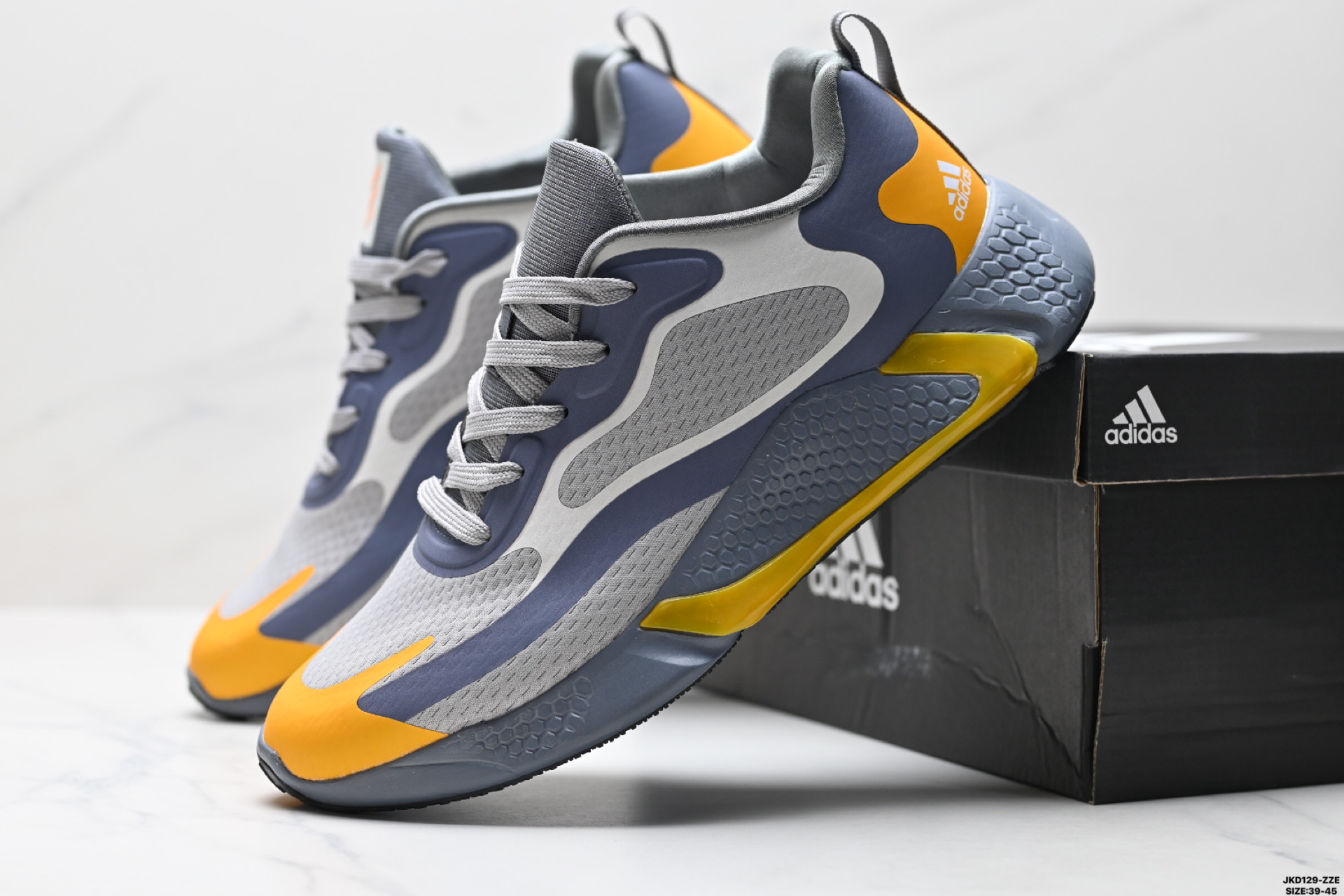 阿迪达斯Adidas AlphaBounce Instinct CC M阿尔法本能轻量缓震系列休闲慢跑鞋  CG5574