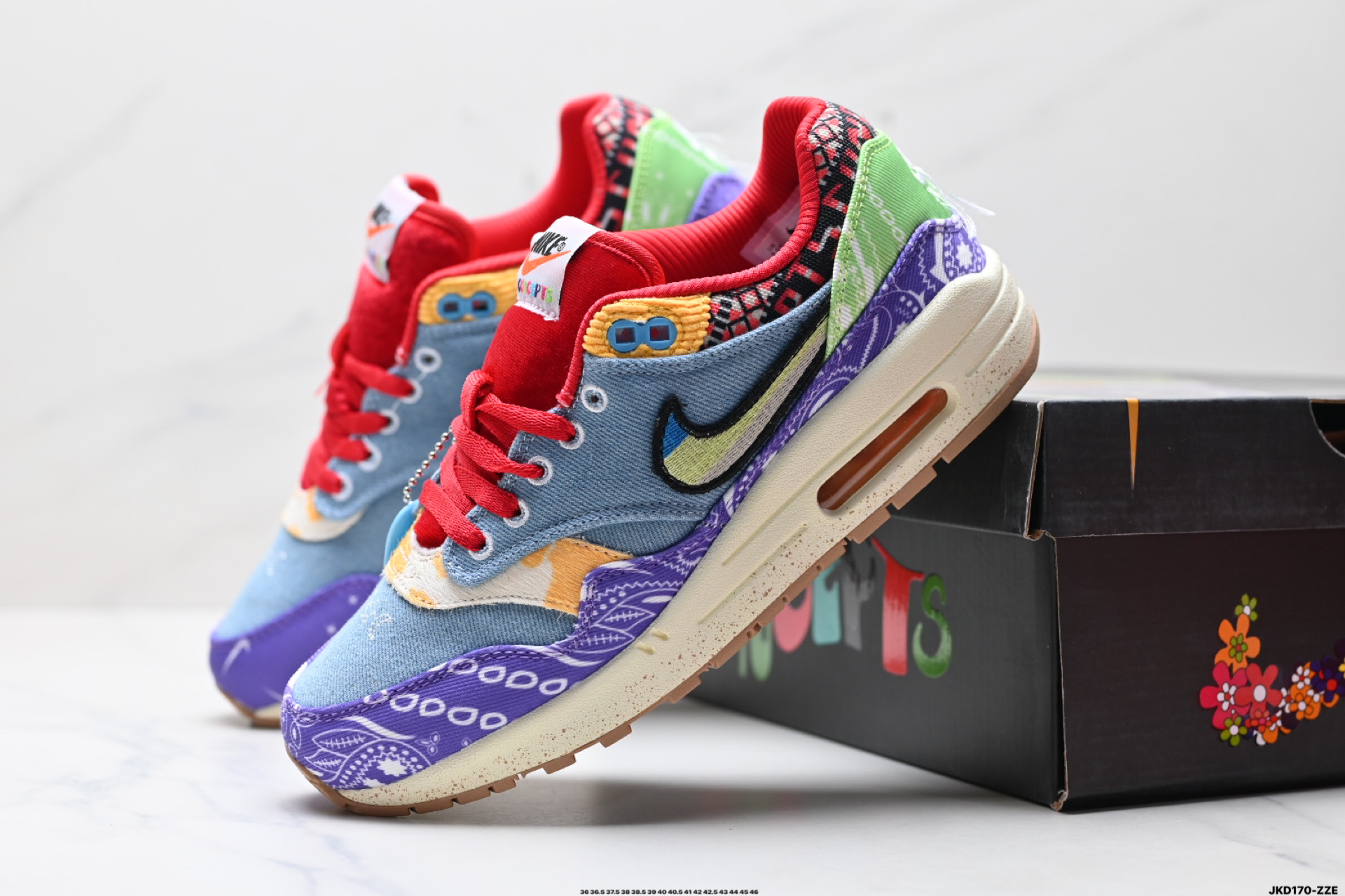Nike Air Max 1 耐克气垫 缓震 耐磨运动鞋  908375-102
