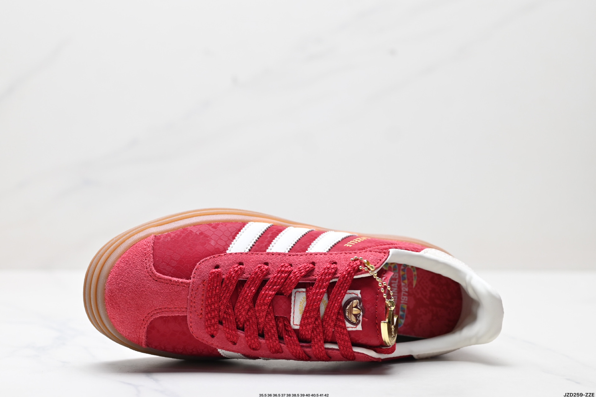 Adidas originals GAZELLE BOLD CNY 蛇年限定 高热新品 ”year ofsnake” 时尚百搭  JQ5977