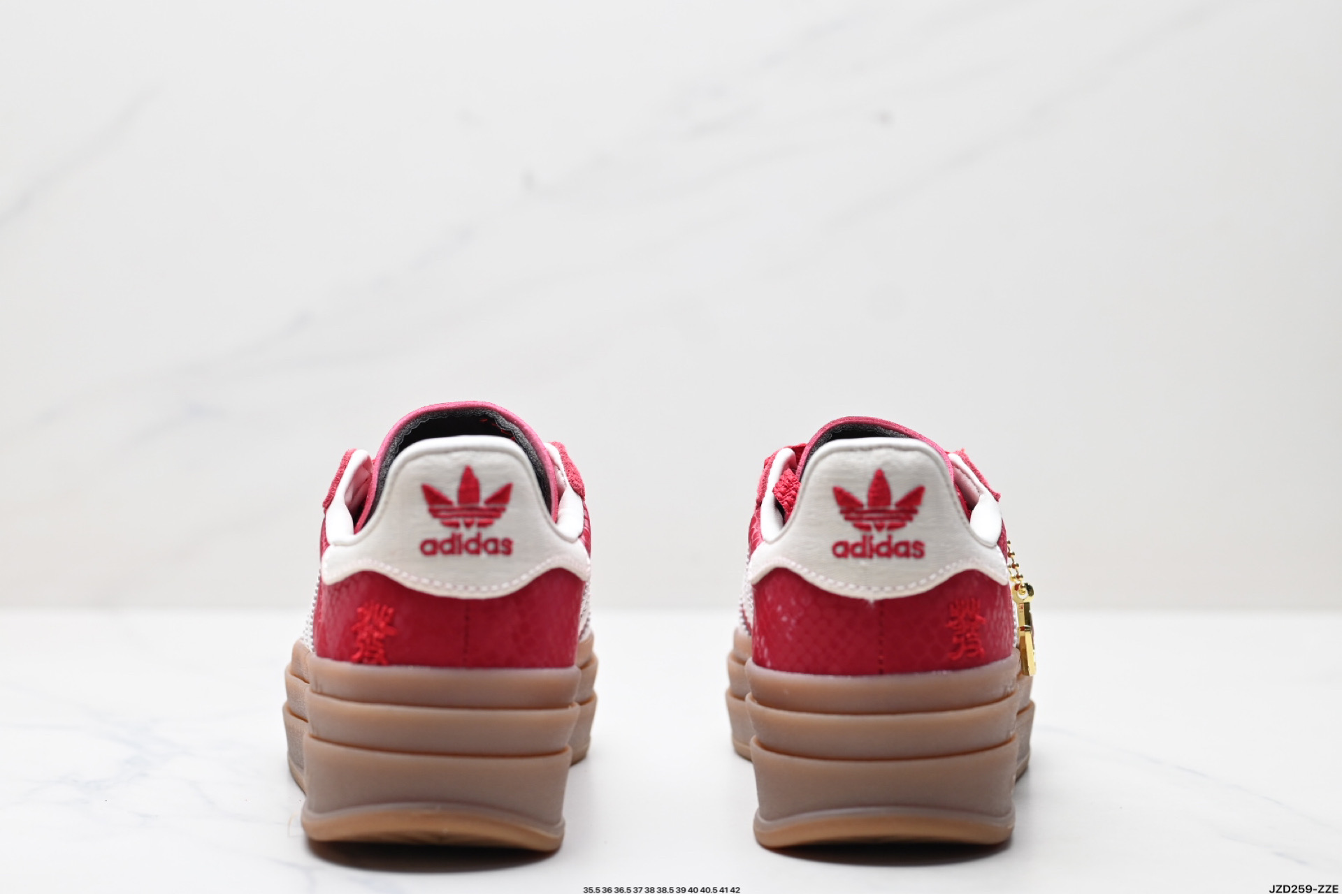 Adidas originals GAZELLE BOLD CNY 蛇年限定 高热新品 ”year ofsnake” 时尚百搭  JQ5977