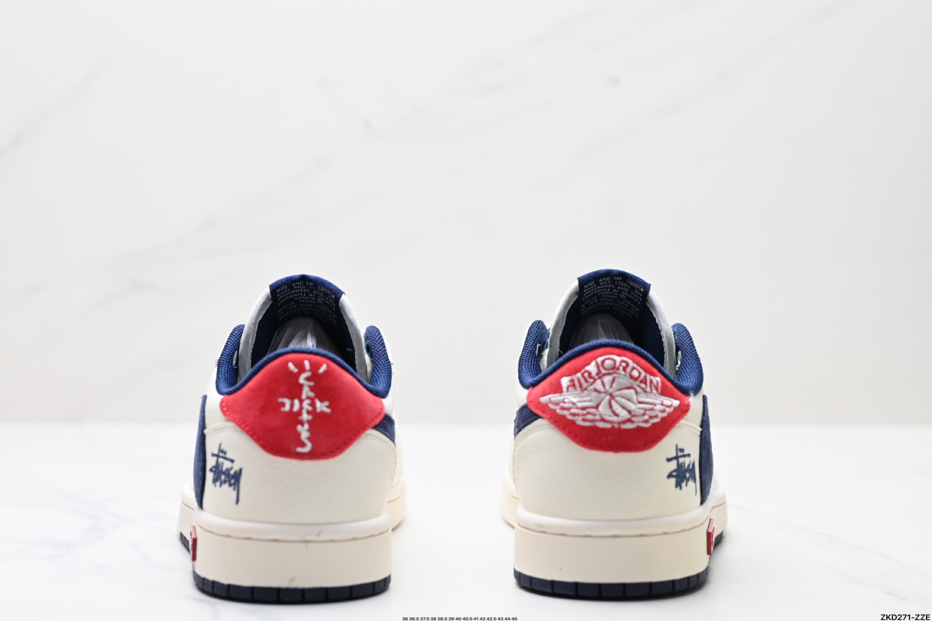 AJ1倒勾Travis Scott x Air Jordan 1 ” Reverse Mocha “ AJ1乔1 TS 闪电 联名倒钩 低帮文化篮球鞋  SJ2068-147