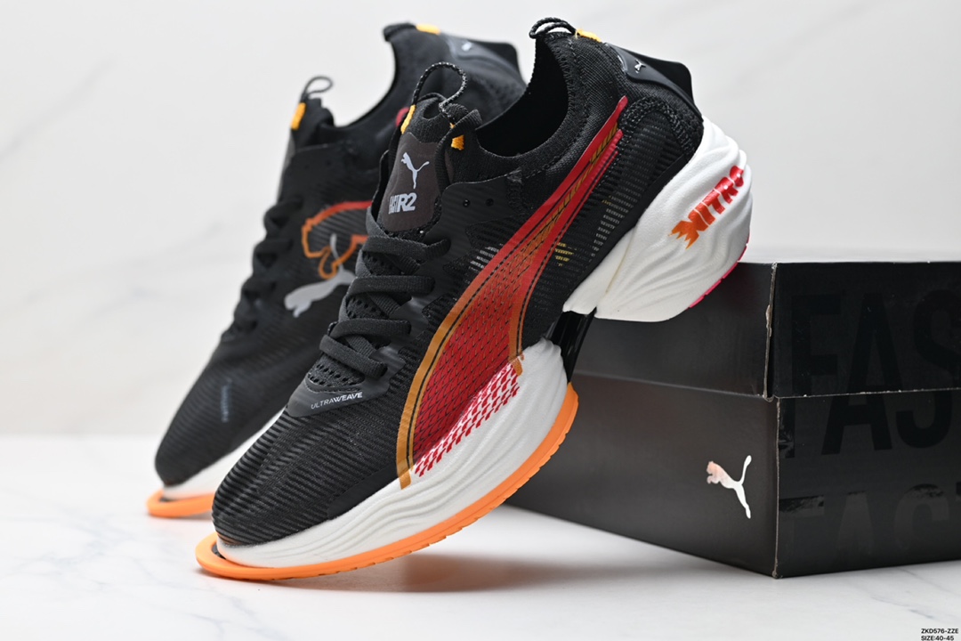 PUMA FAST-RB NITRO Elite LD彪马异爪 碳板纤维长距离竞速跑鞋  309828-03