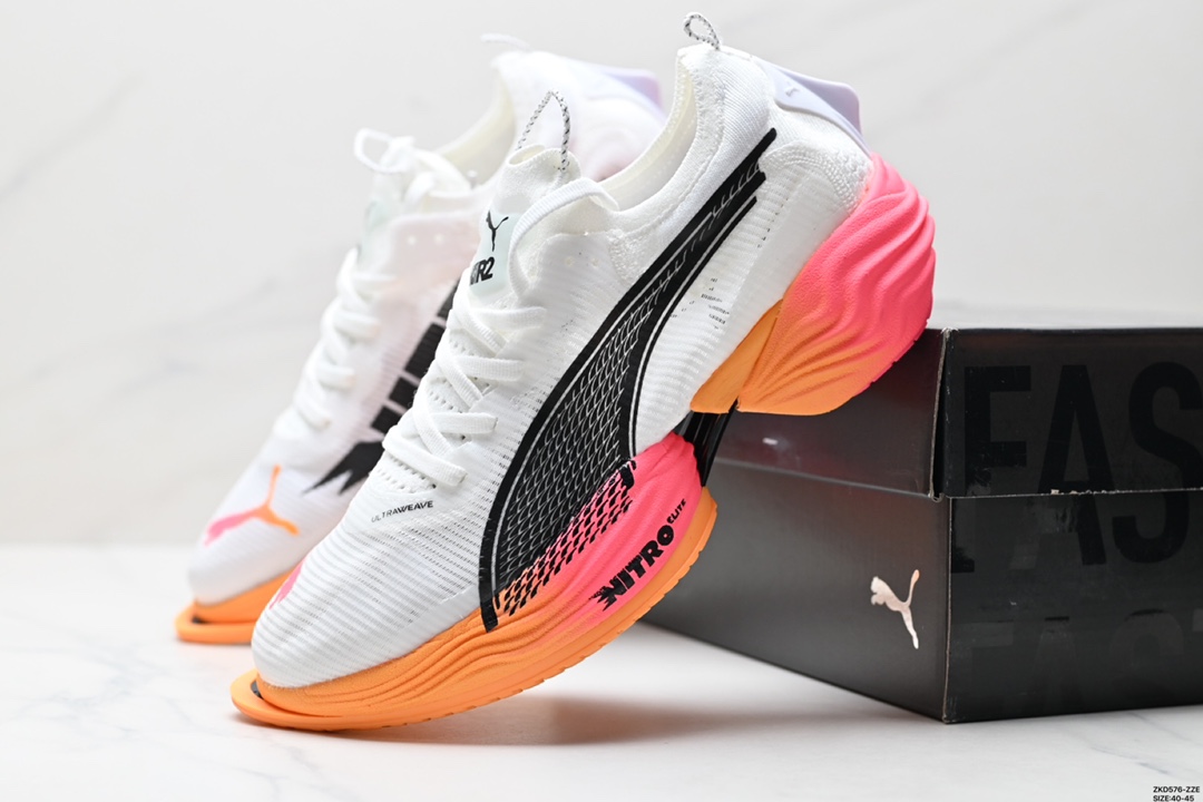 PUMA FAST-RB NITRO Elite LD彪马异爪 碳板纤维长距离竞速跑鞋  309828-03