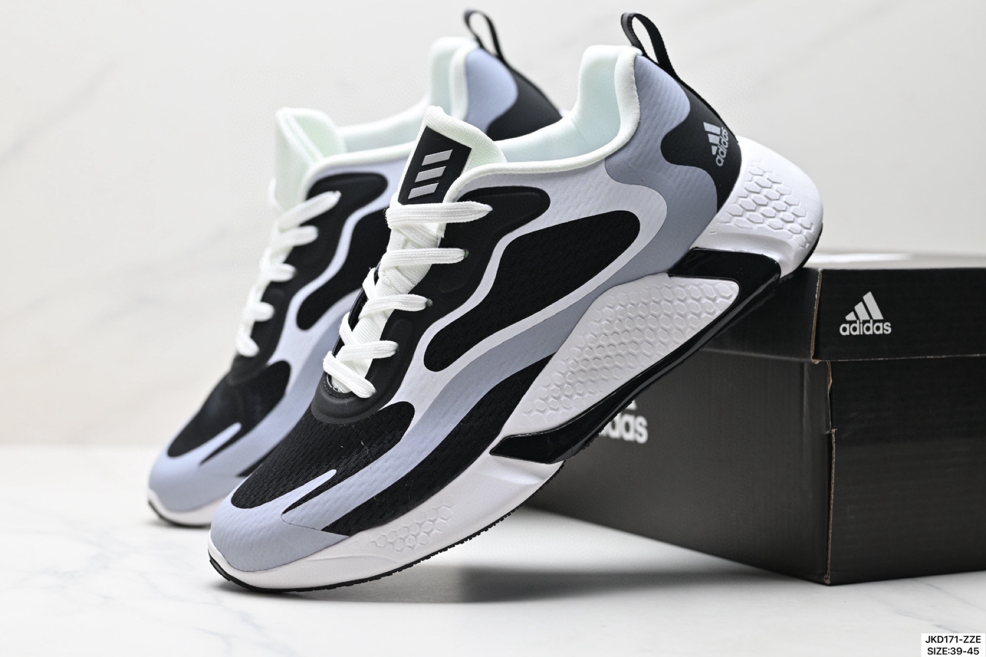 180 阿迪达斯Adidas AlphaBounce Instinct CC M阿尔法本能轻量缓震系列休闲慢跑鞋 CG5574