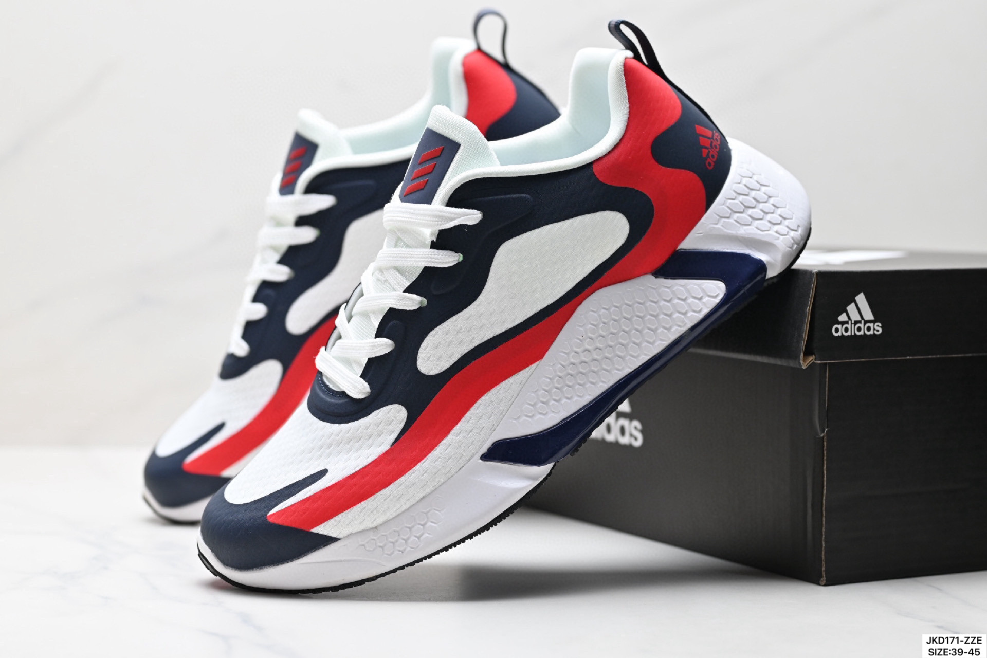 180 阿迪达斯Adidas AlphaBounce Instinct CC M阿尔法本能轻量缓震系列休闲慢跑鞋 CG5574