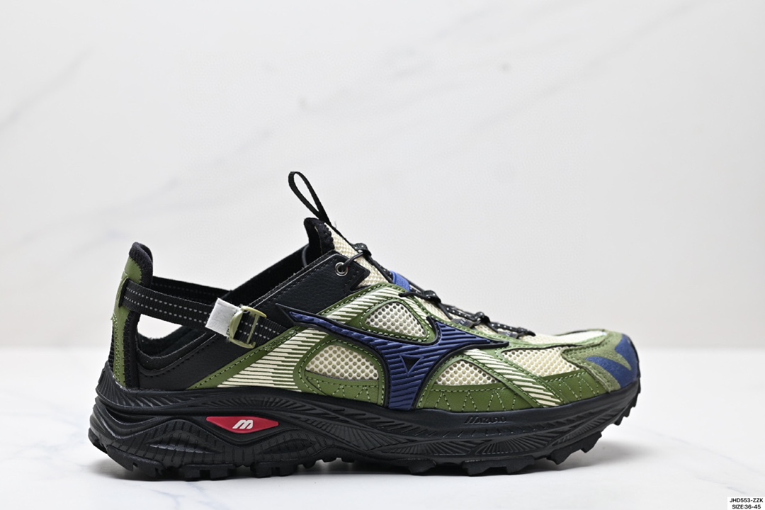 美津浓Mizuno Racer Trail SE 复古百搭 舒适 防滑耐磨透气速干低帮 户外功能鞋 D1GH241902