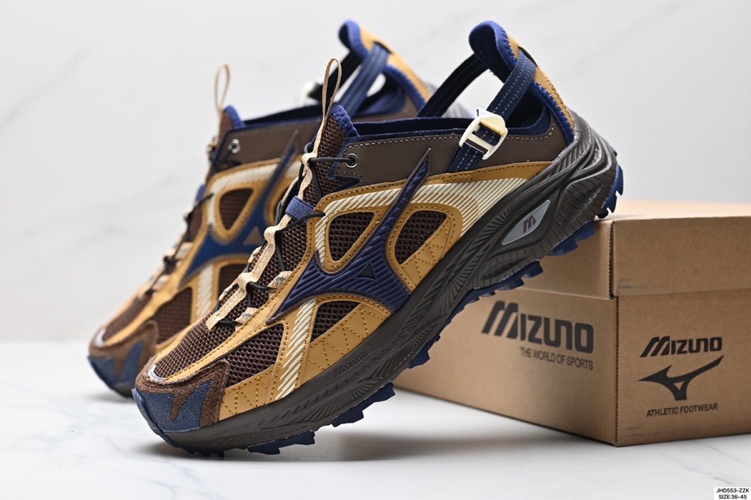 美津浓Mizuno Racer Trail SE 复古百搭 舒适 防滑耐磨透气速干低帮 户外功能鞋 D1GH241902