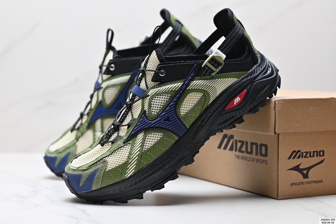 美津浓Mizuno Racer Trail SE 复古百搭 舒适 防滑耐磨透气速干低帮 户外功能鞋 D1GH241902