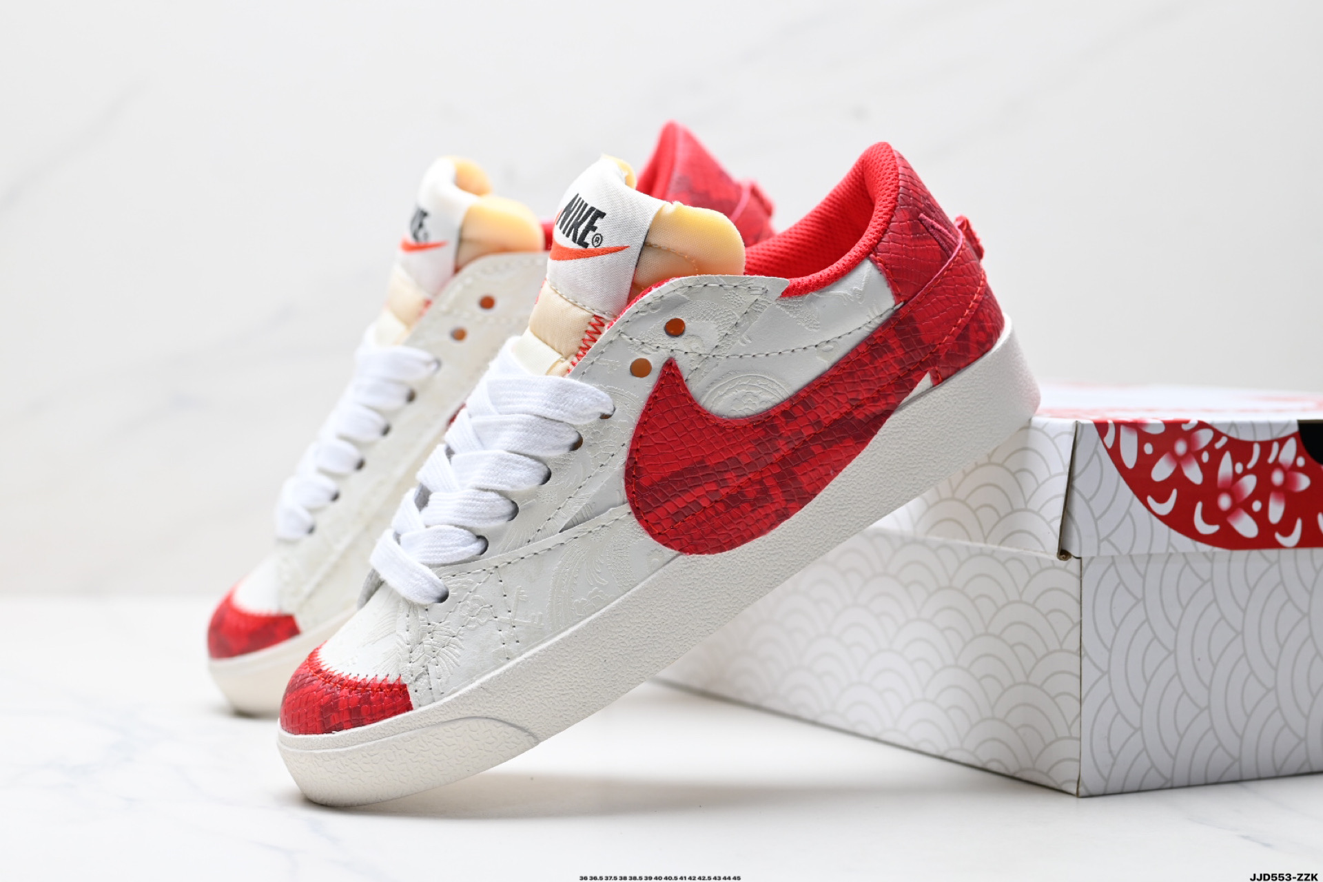 NK Blazer Low‘77 Jumbo 蛇年限定 经典百搭低帮开拓者休闲运动板鞋 DQ1470-132