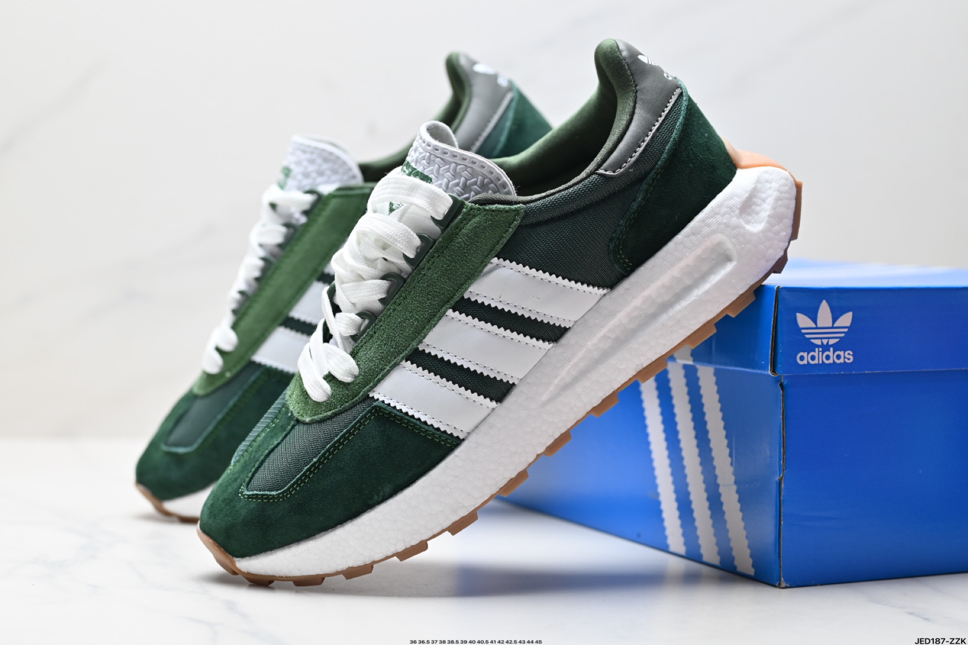 阿迪达斯Adidas Retropy E5 W.R.P 三叶草新款运动休闲爆米花跑鞋 GW6572
