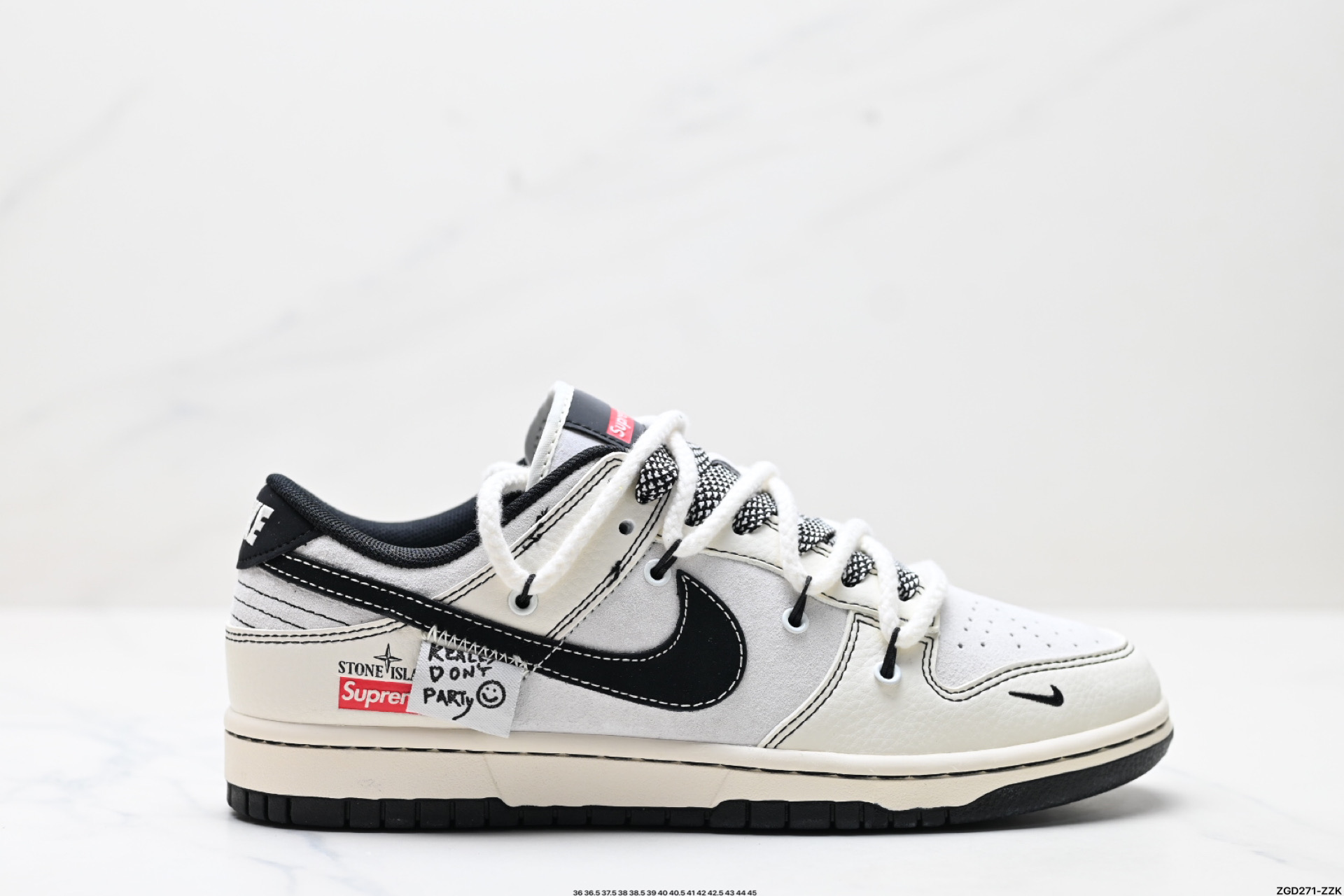 NK Dunk Low Retro “DIY高端定制” 低帮休闲运动板鞋  YX5066-205